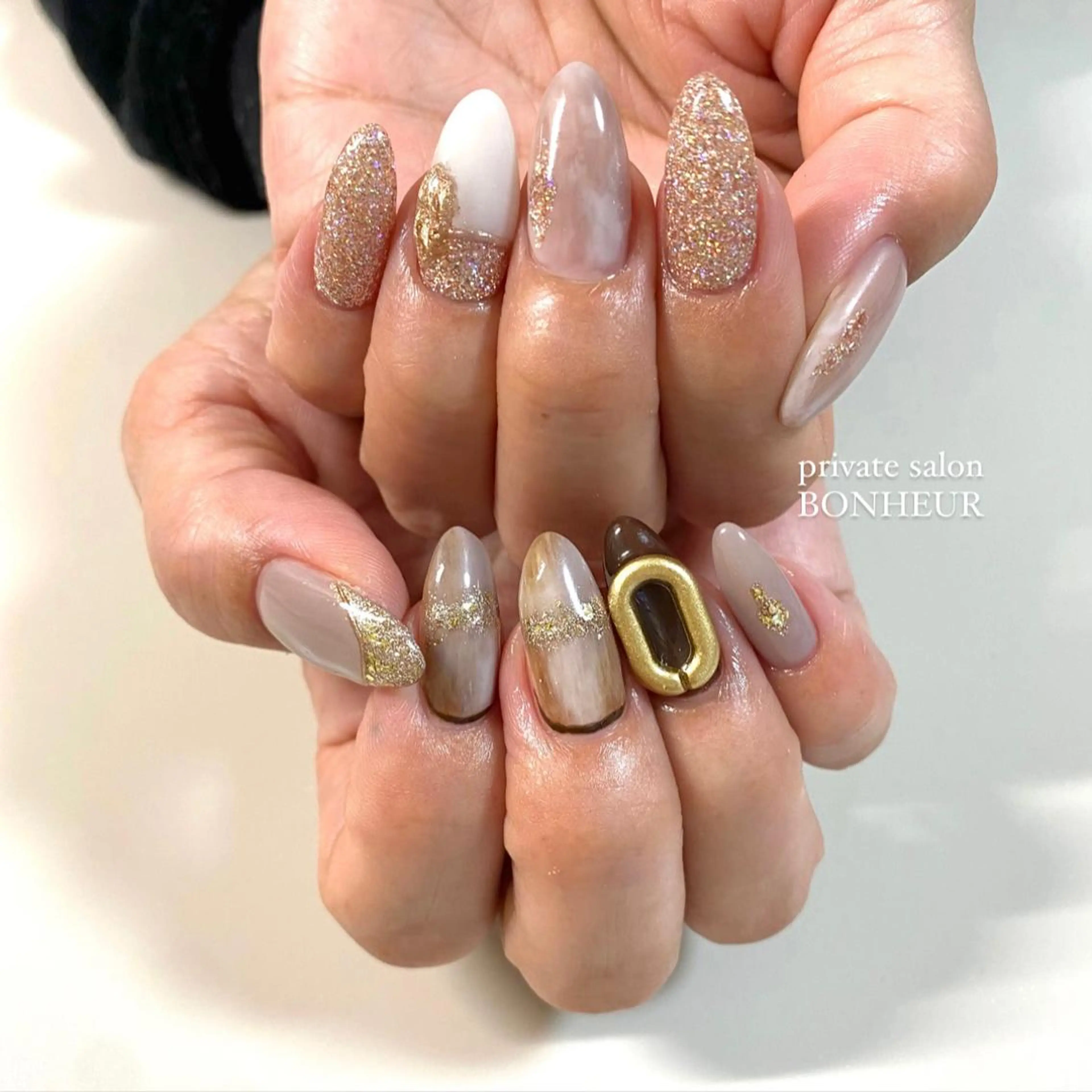 ネイル ハンドネイル BONHEUR Annaのネイルデザイン