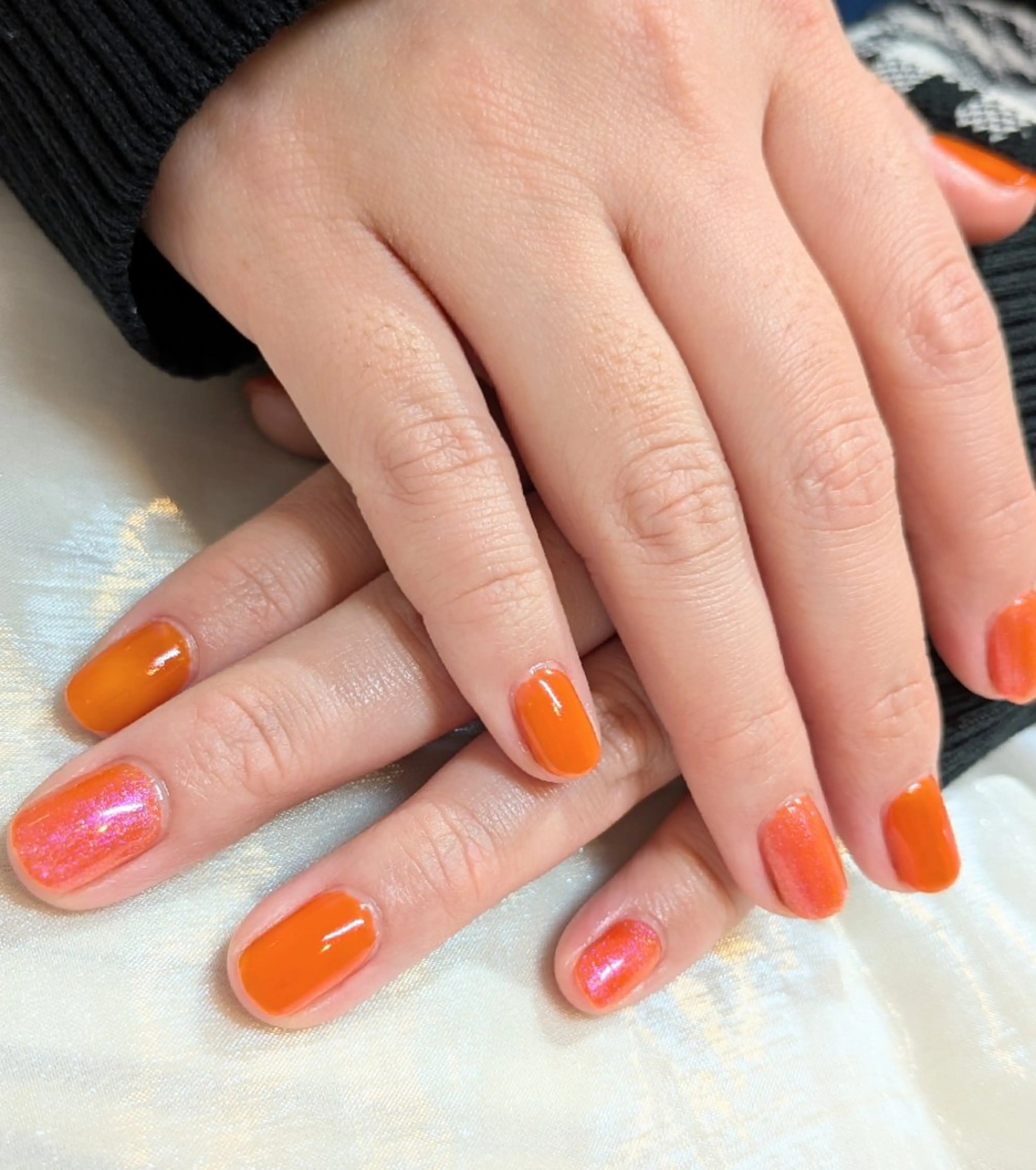 ネイル ハンドネイル コフレ富雄 きしむらるりのネイルデザイン