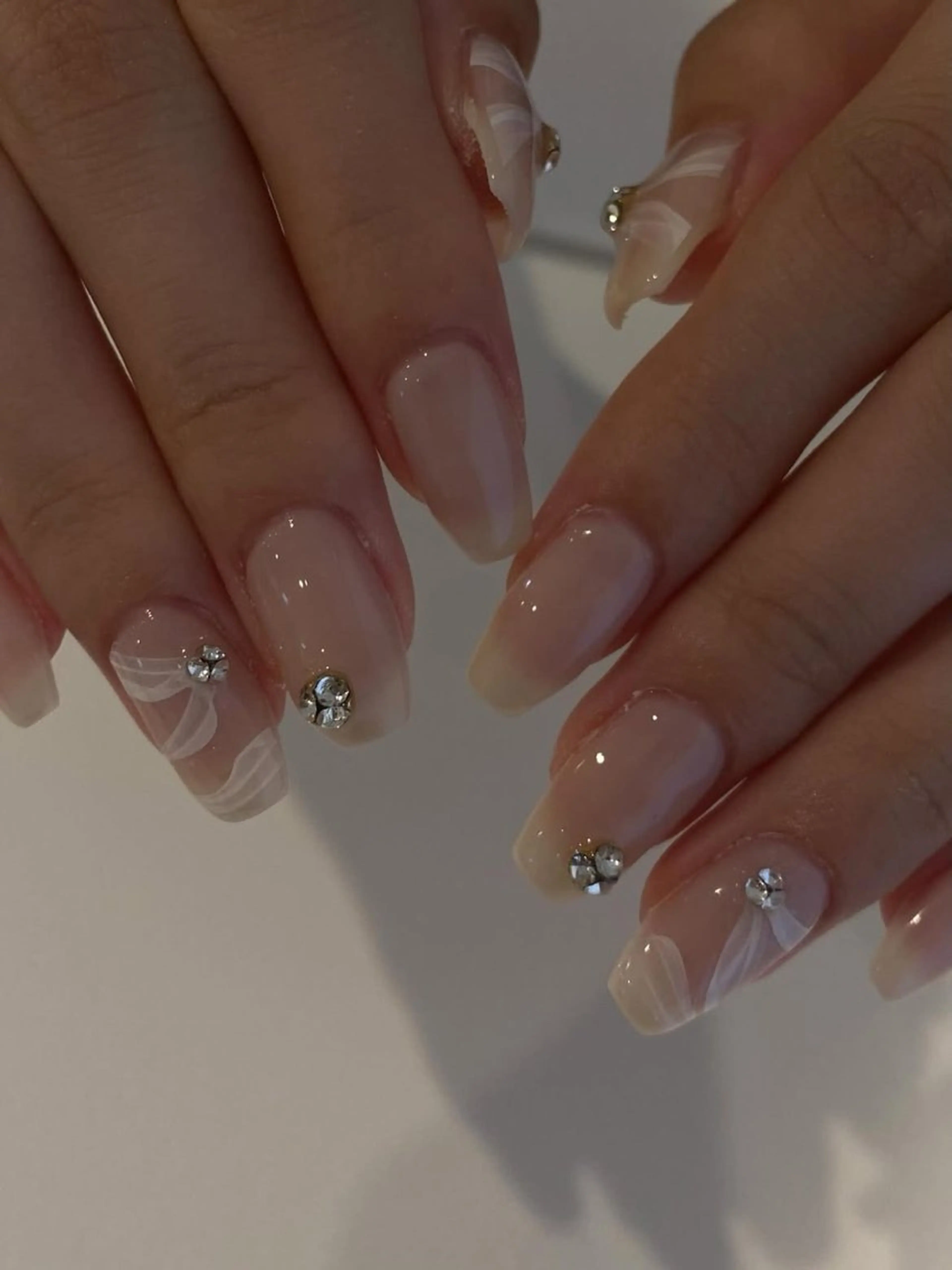 ネイル アートネイル フレンチネイル ジェルネイル 持ち込み ニュアンスネイル ANA.CHUO 本川越店舗のネイルデザイン