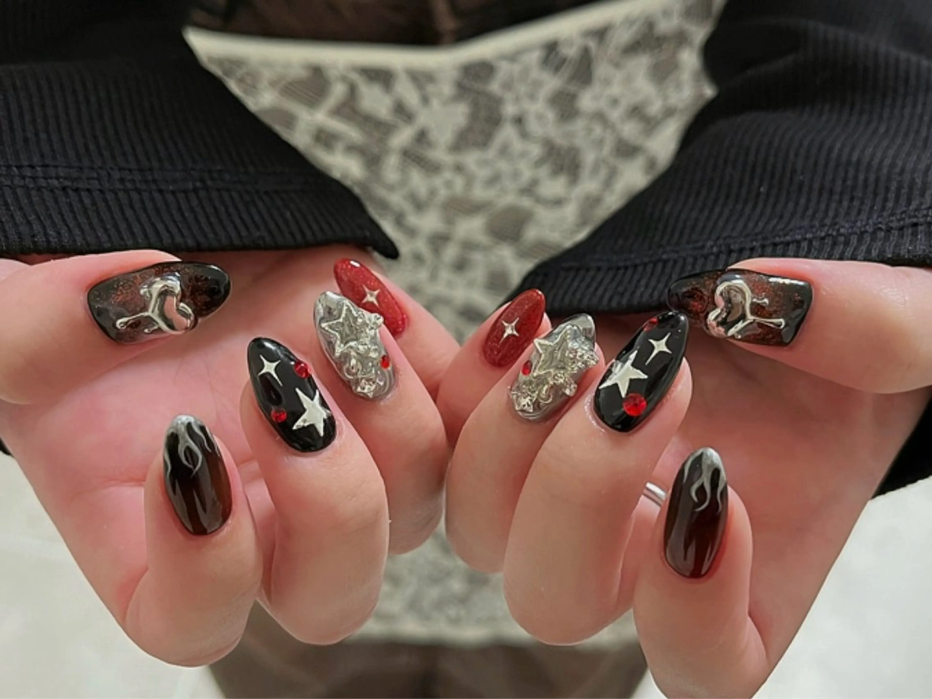 ネイル ハンドネイル 【Zina京都駅前】 きぬがわ らむのネイルデザイン