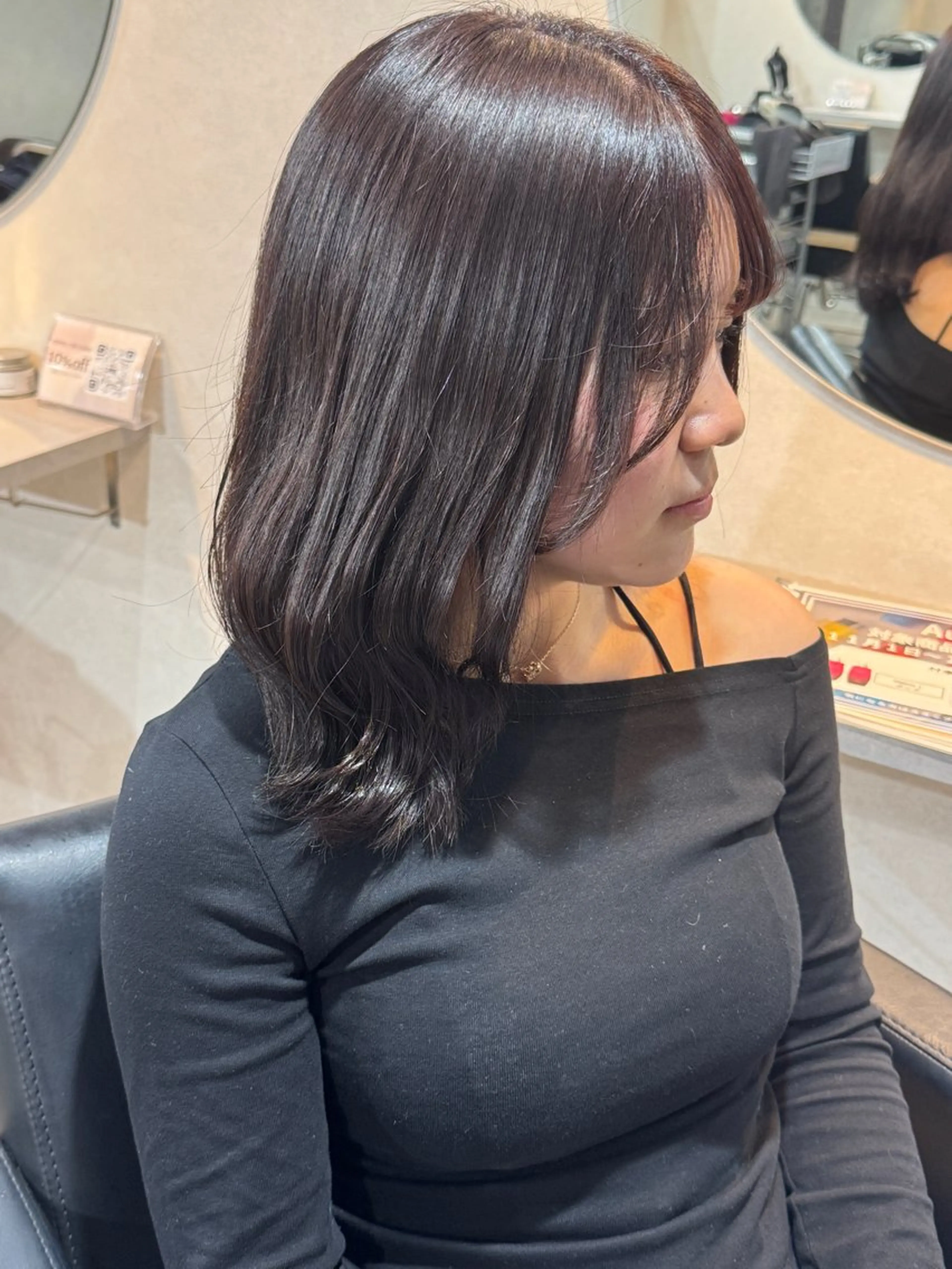 ミディアム カラー ヘアカラー MIYU /メンズパーマ✨💫のヘアスタイル