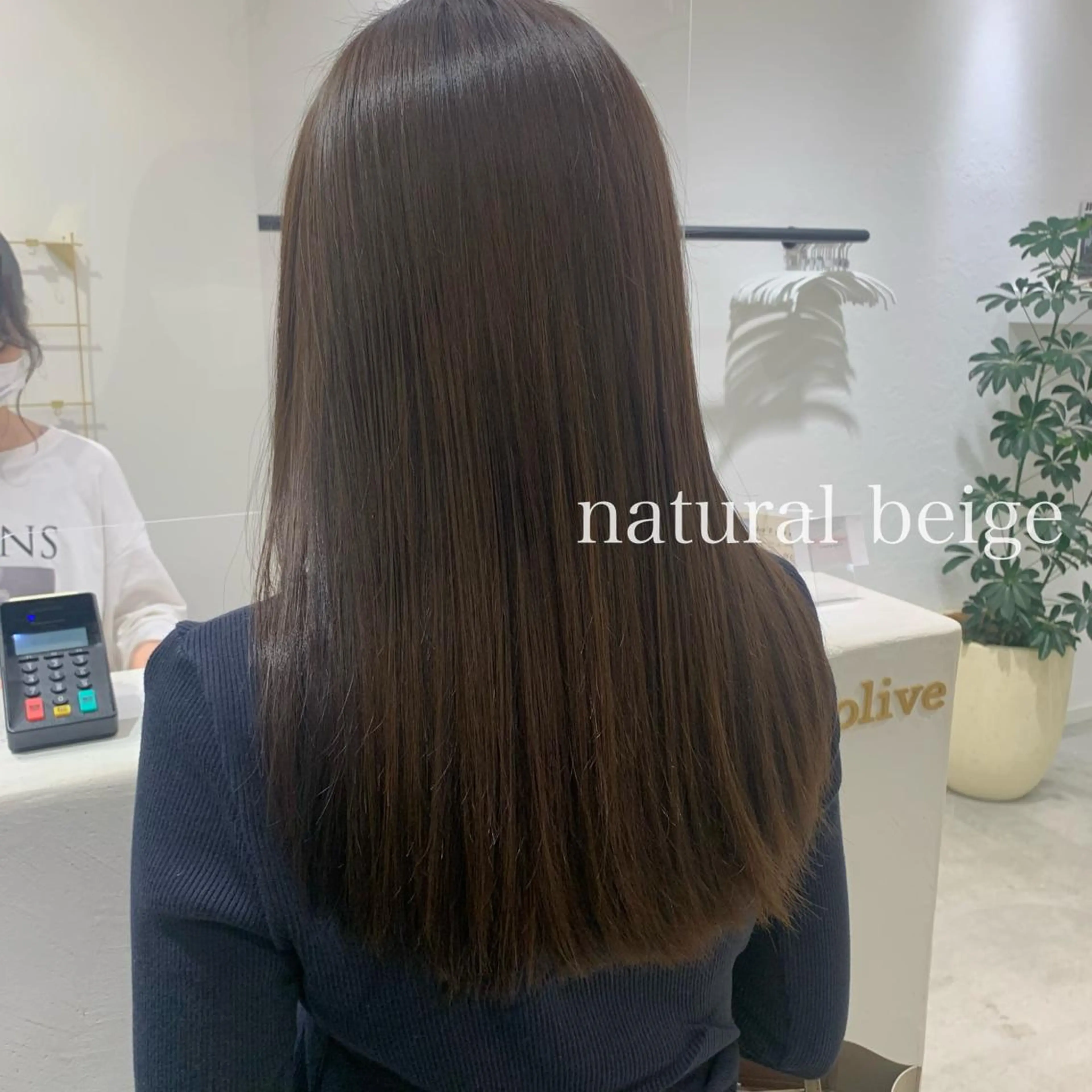 ロング ボブ/美髪矯正 /佐藤　奈巳のヘアスタイル