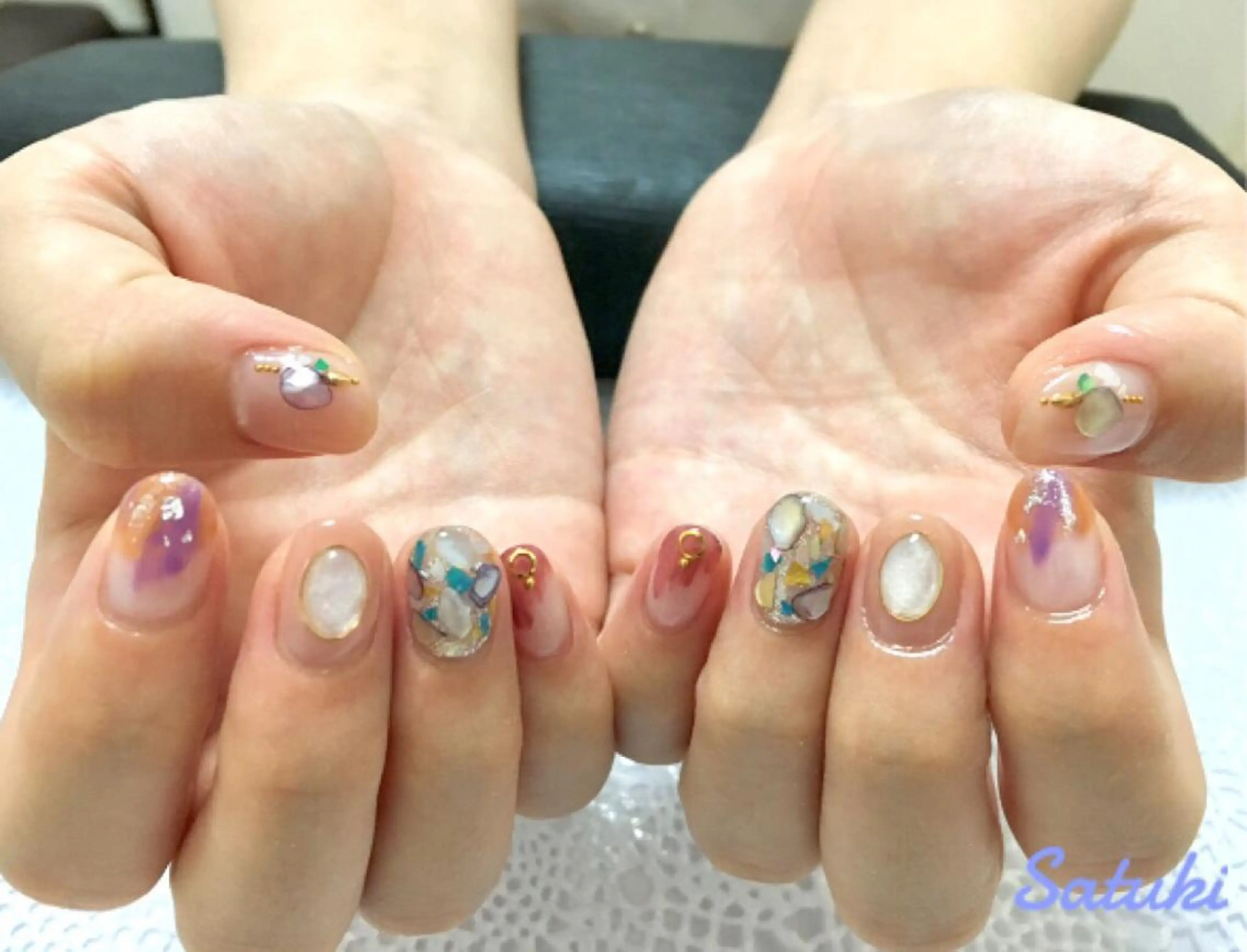 ネイル ニュアンスネイル nail salon BochiBochiのネイルデザイン