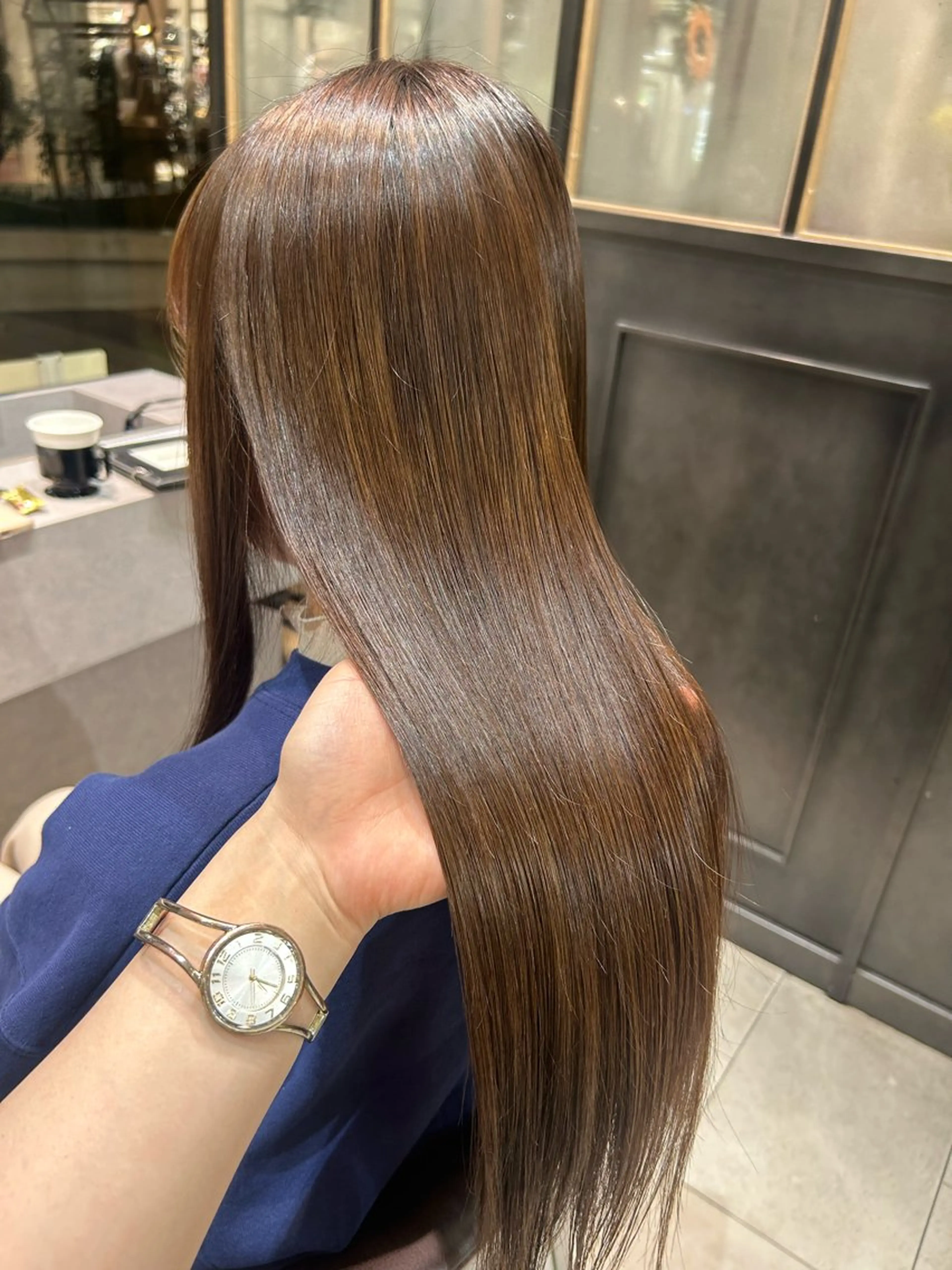 ロング 髪質改善 トリートメント トリートメント Lolonois 森ノ宮【 yui 】のヘアスタイル