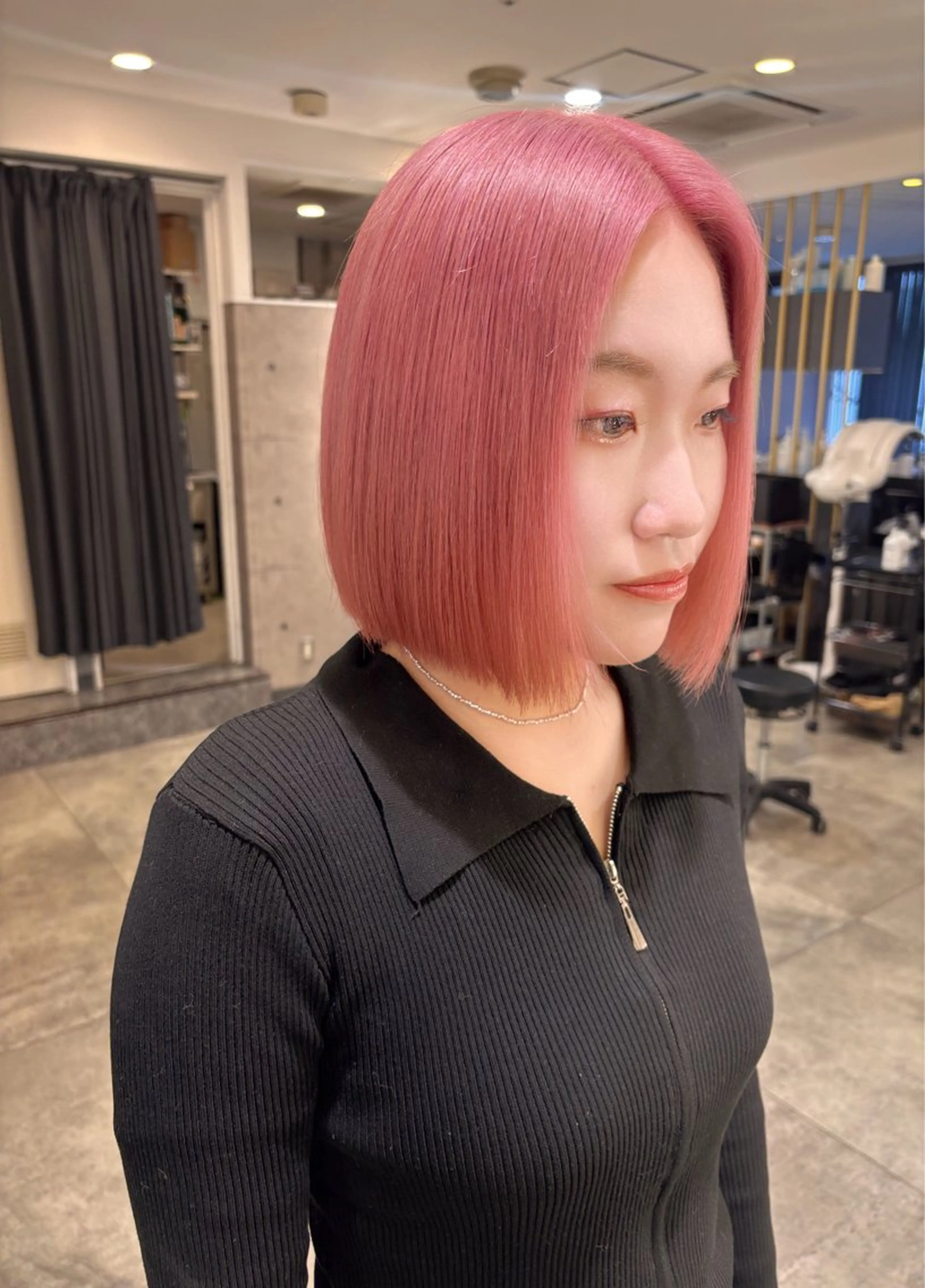 ショート ボブ 海外風ヘア 野田光也のヘアスタイル