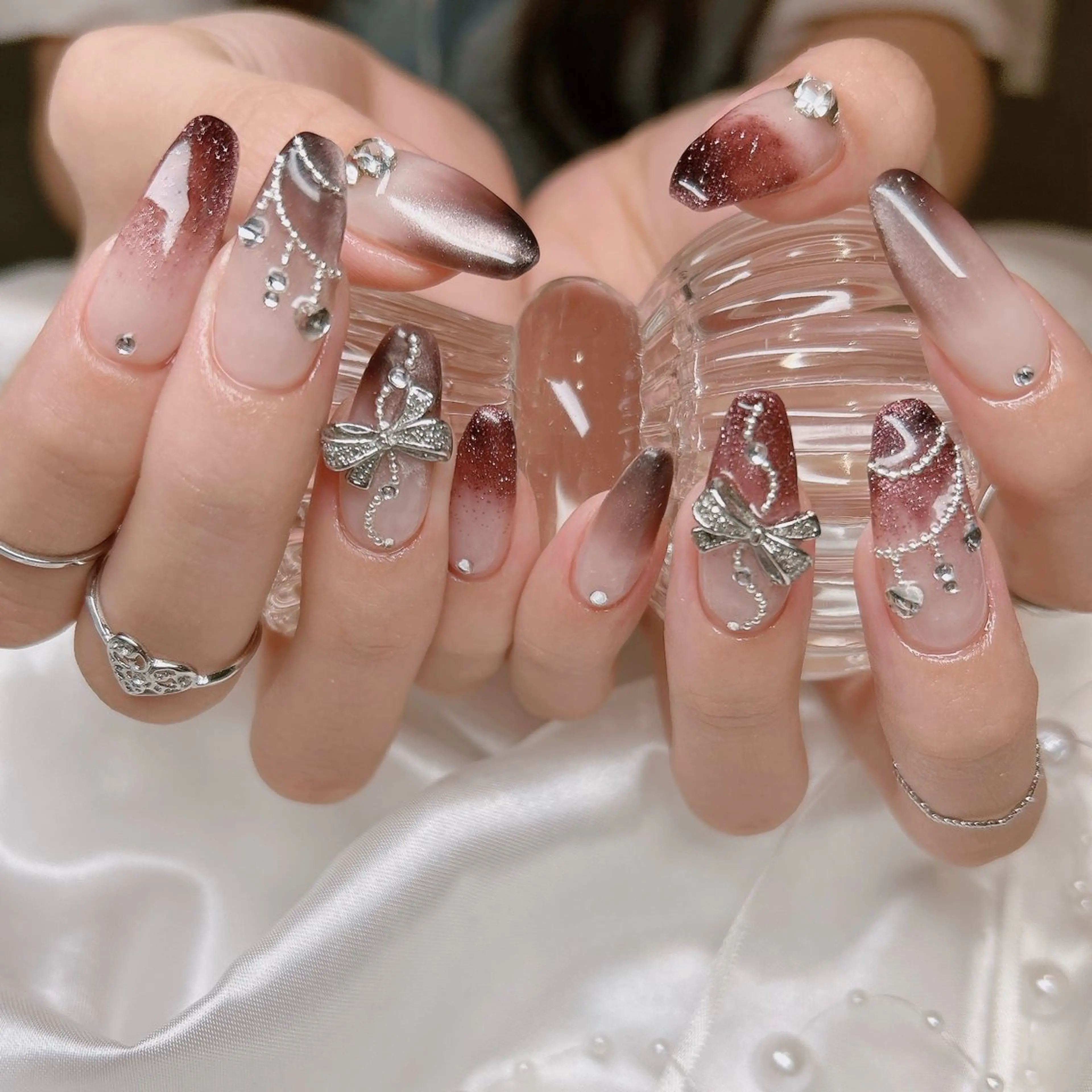 ネイル フラッシュネイル フラッシュマグ マグネットネイル ハンドネイル junna 金山.東別院.上前津のネイルデザイン