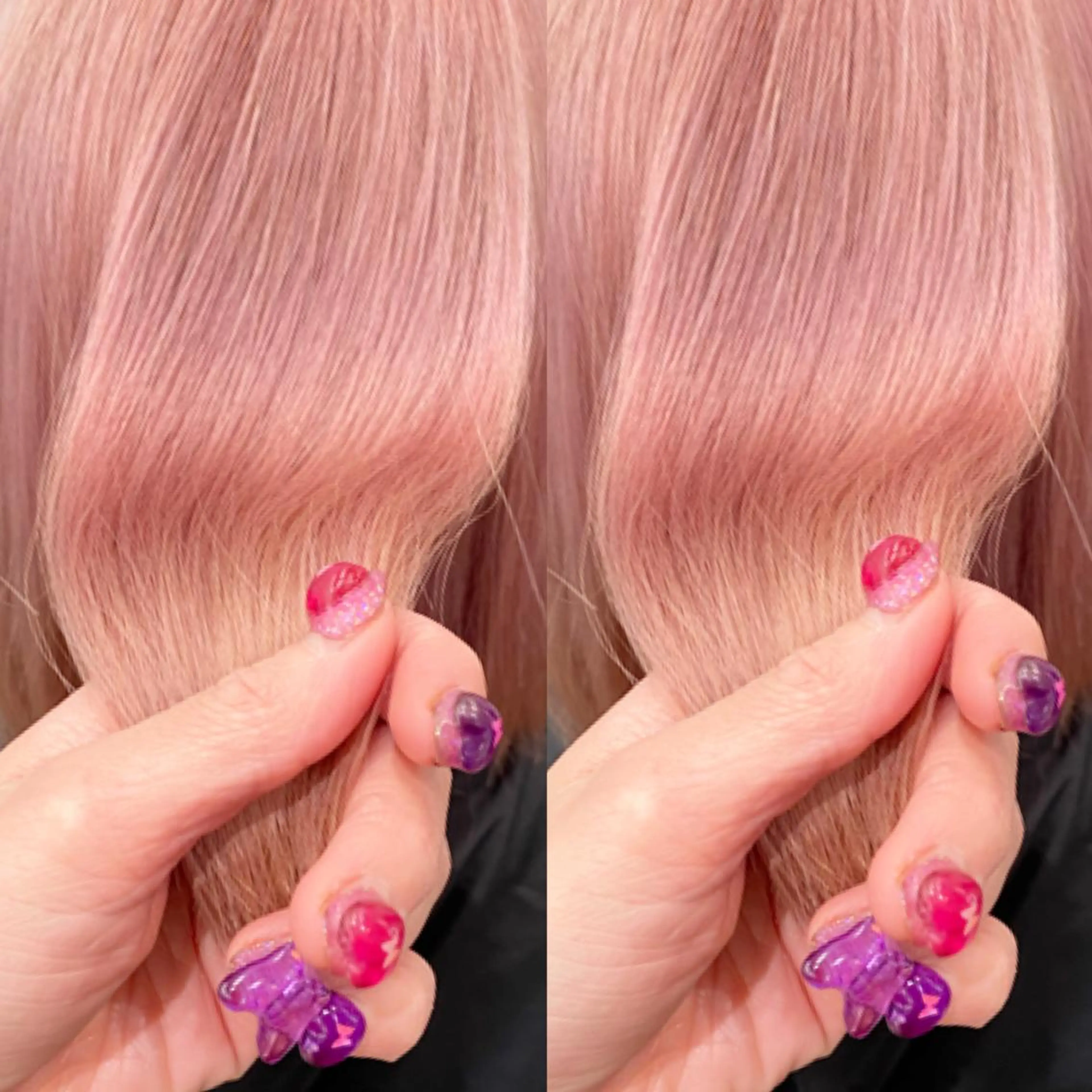 カラー サイレント美容師 アイリィのヘアスタイル