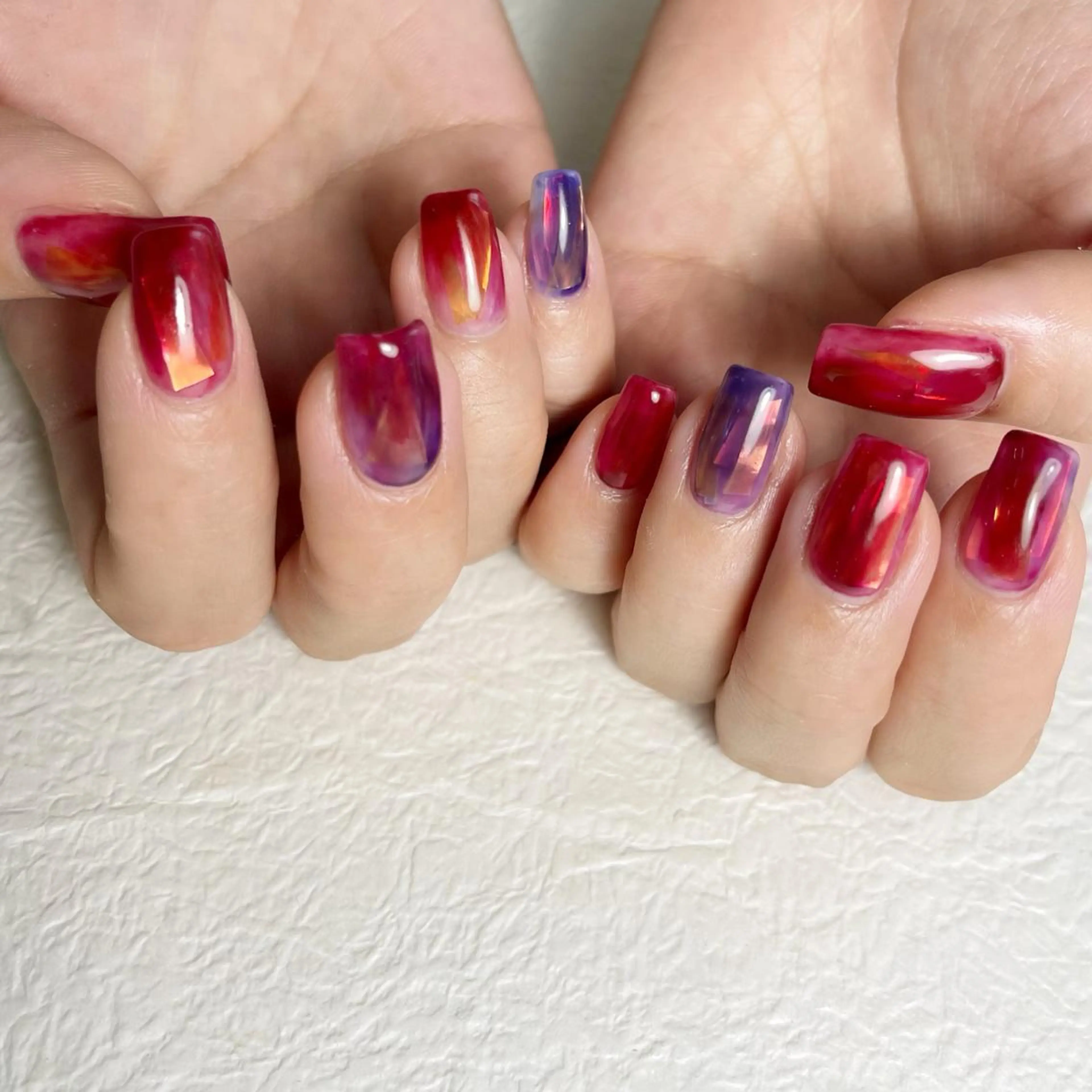 ネイル アートネイル フットネイル ジェルネイル キラキラネイル 韓国ネイル Y nail なんば堀江店のネイルデザイン