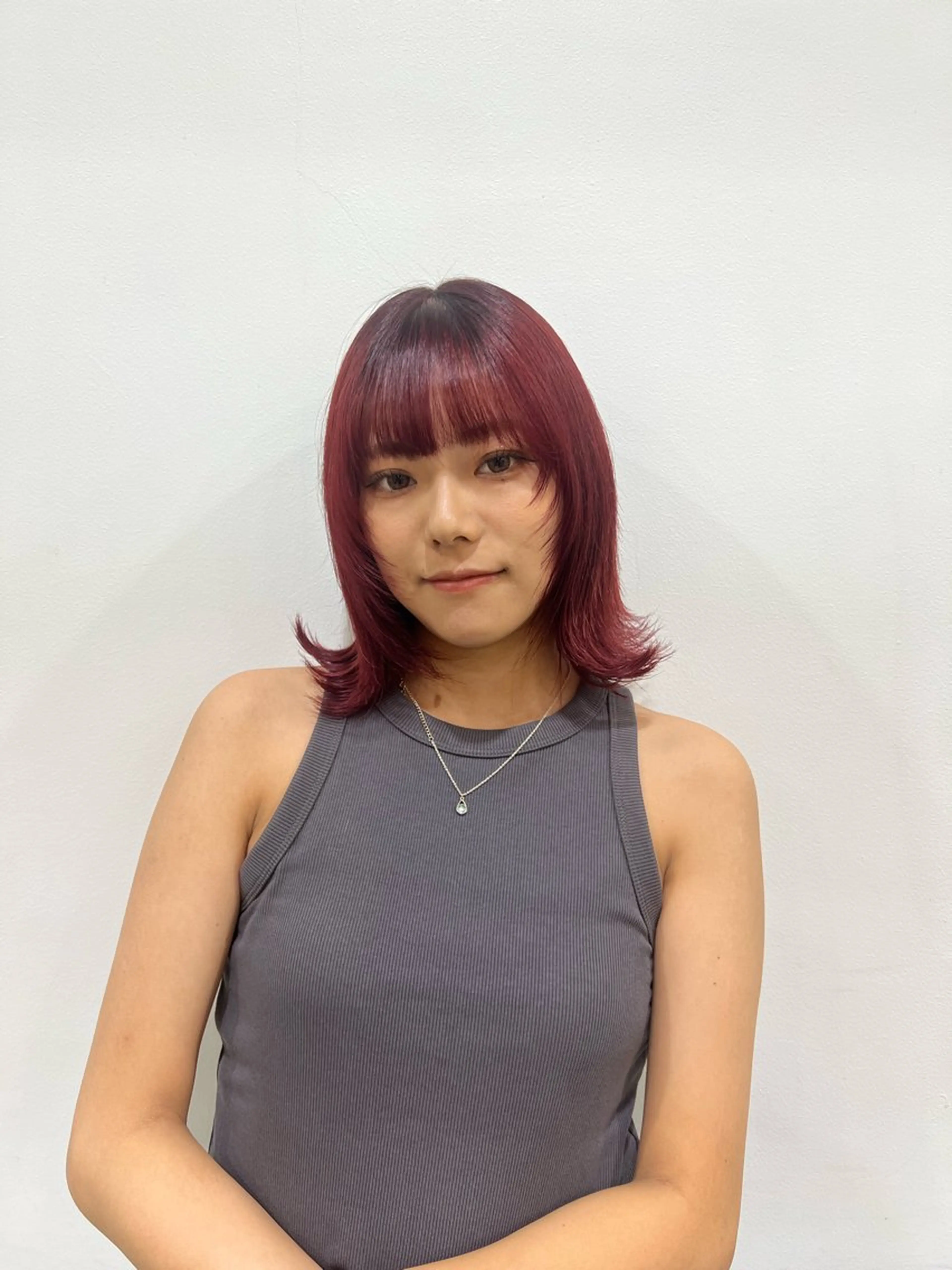 ミディアム カラー 🎀レイヤー/ カラー🐕‍🦺anのヘアスタイル