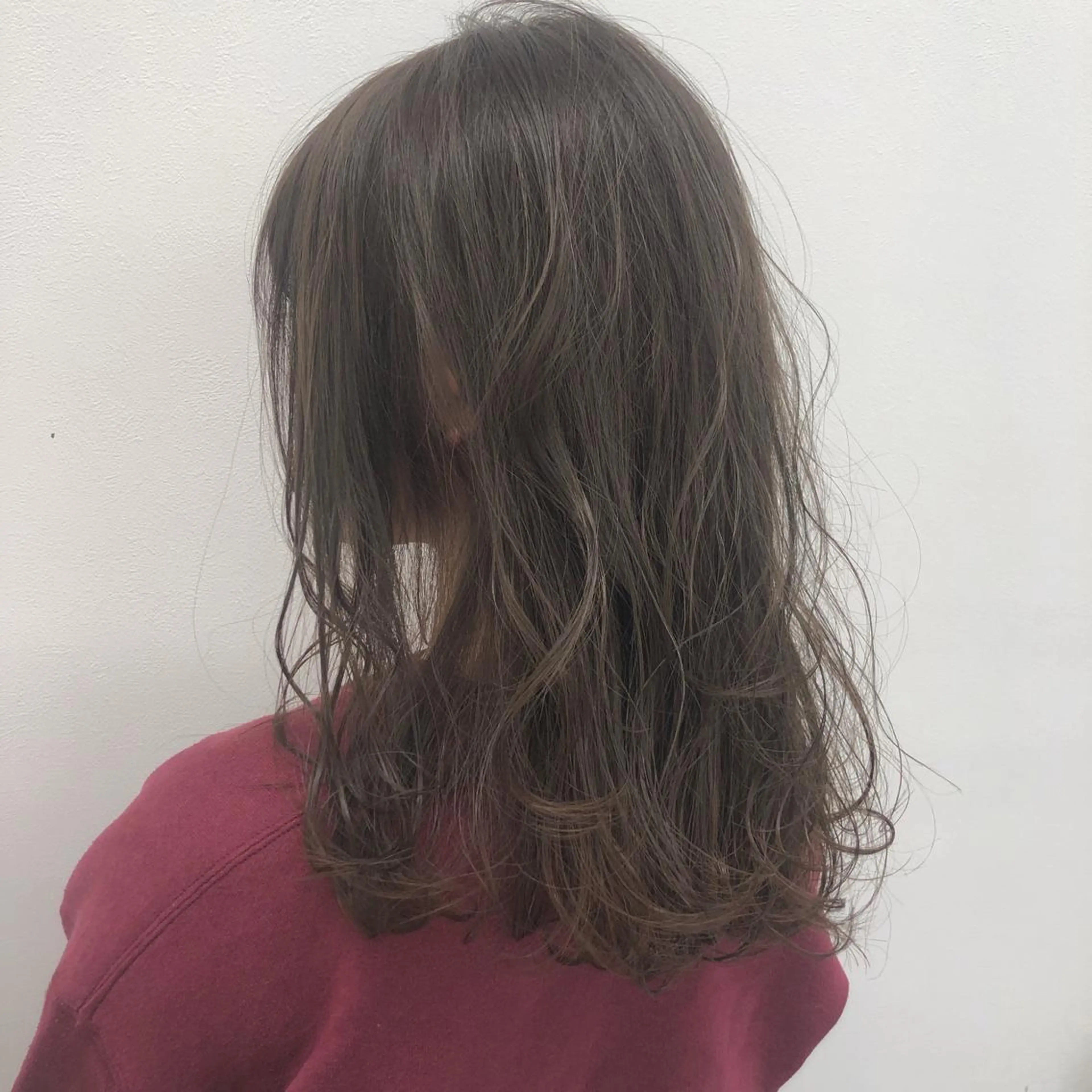 セミロング カラー ヘアアレンジ ベージュカラー 美髪矯正/透明感カラ ー🫧YUUKI🫧のヘアスタイル