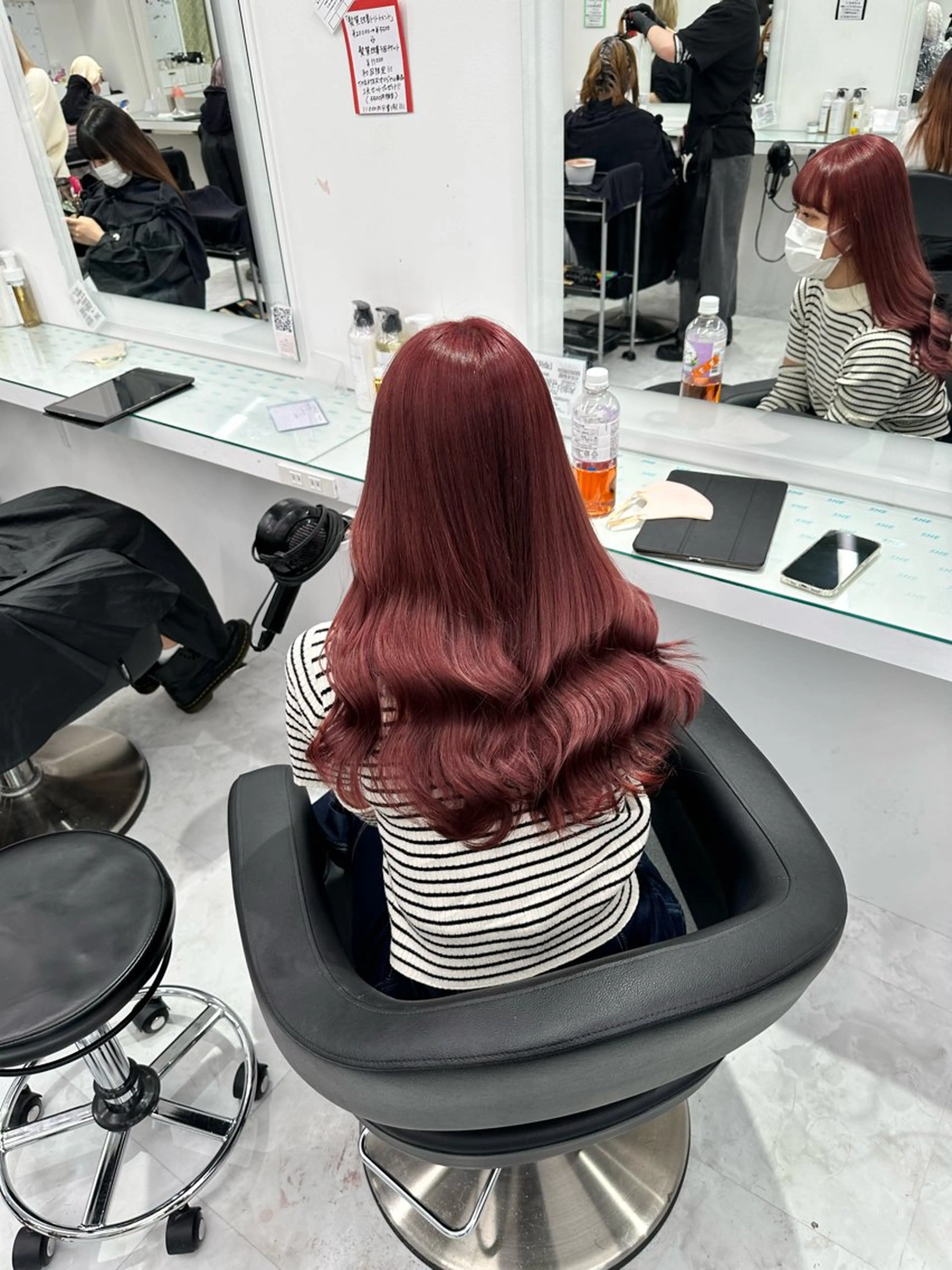 ロング カラー 🩷暖色カラー🩷 BONのヘアスタイル