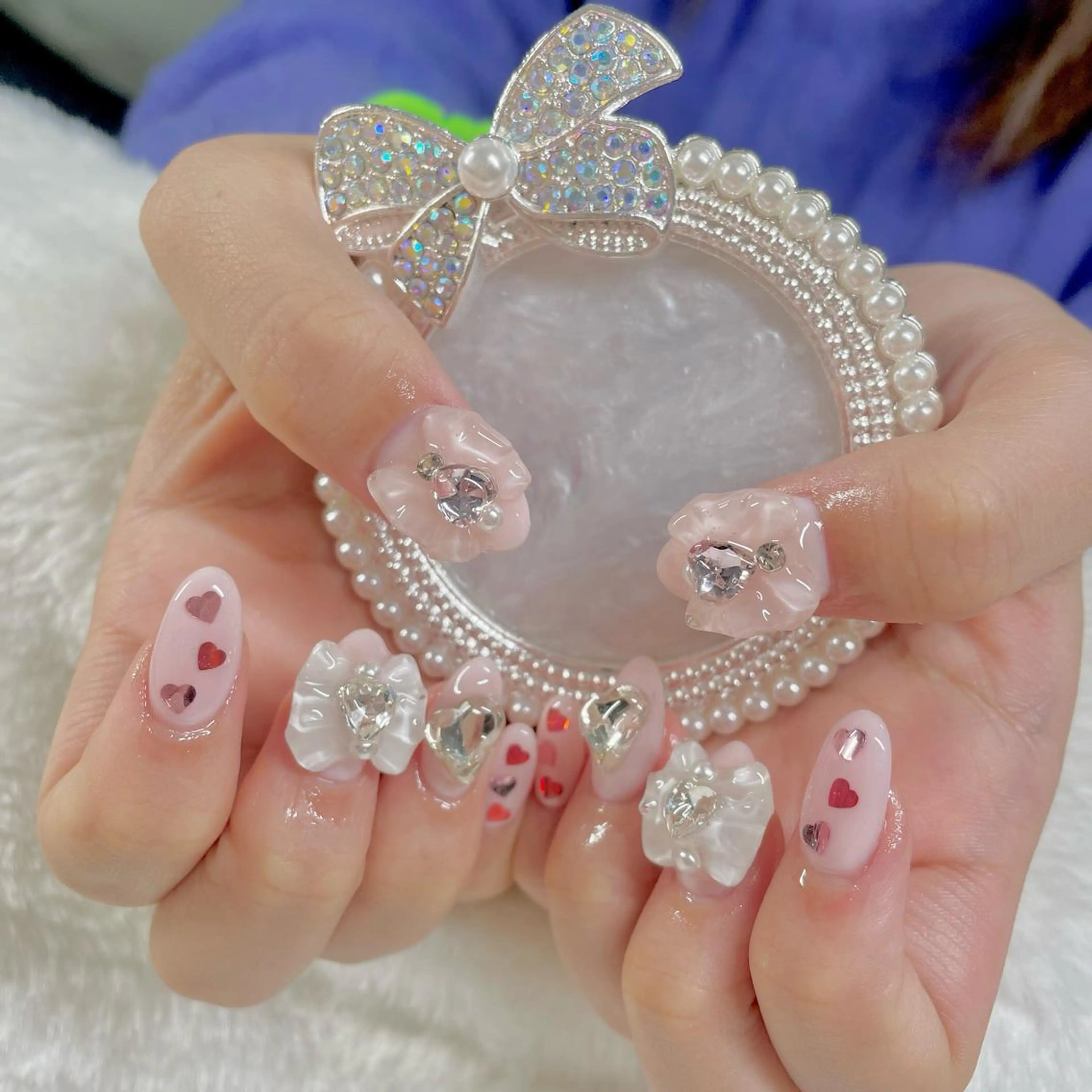 ネイル ジェルネイル リボン J terrace Nailのネイルデザイン