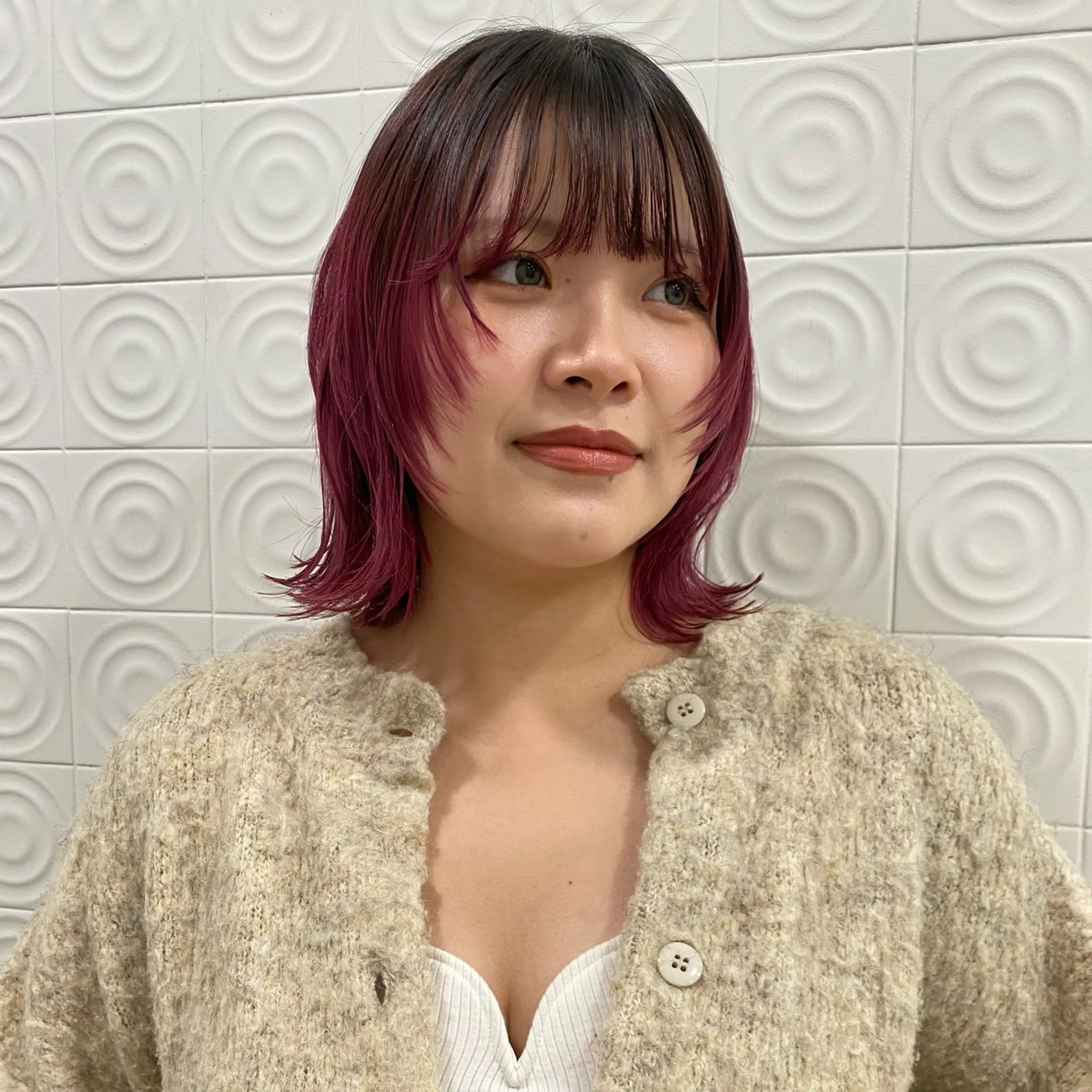 ミディアム 木村 夢のヘアスタイル