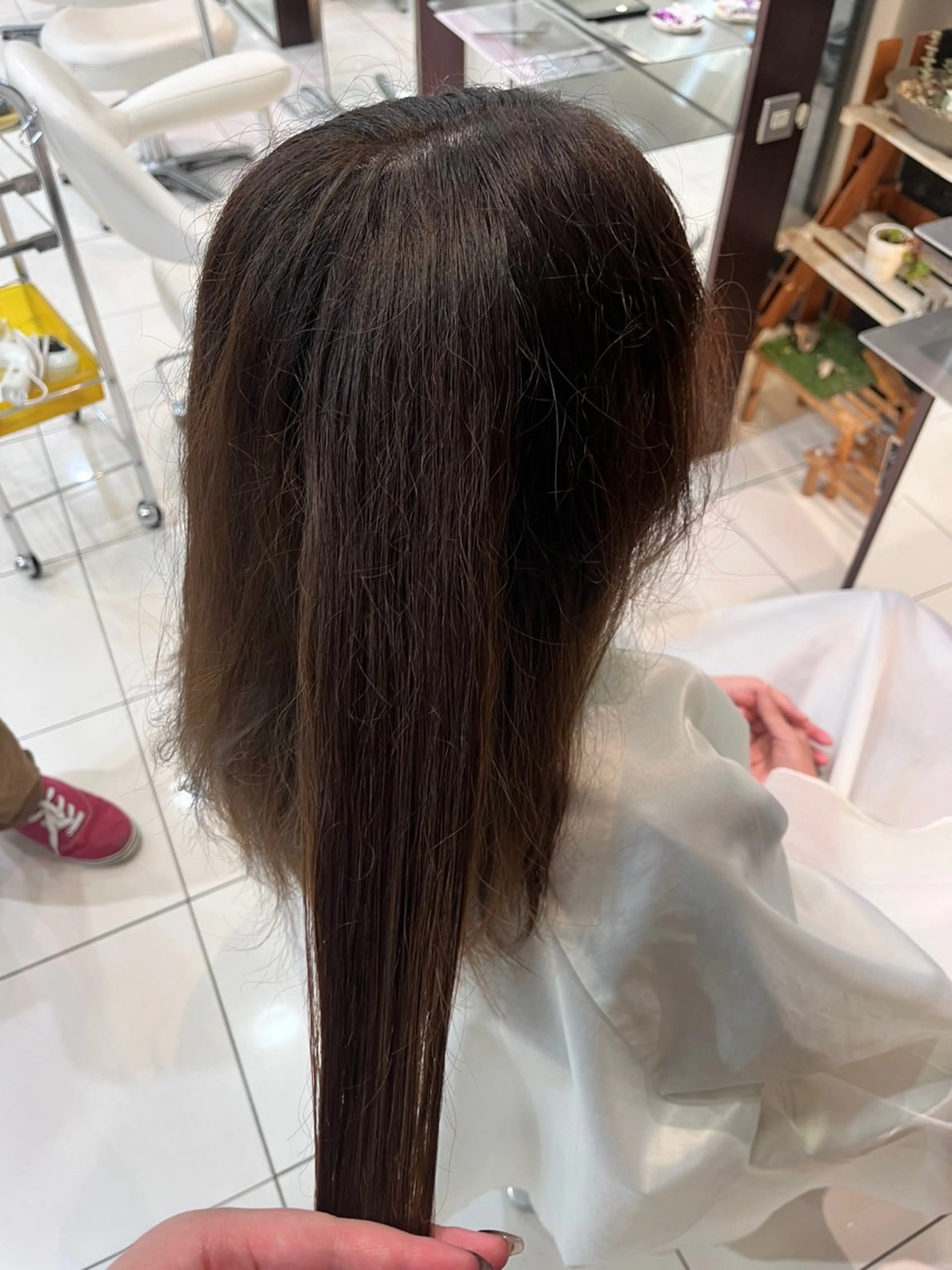 ロング カラー ヘアカラー 石渡 瑠菜のヘアスタイル