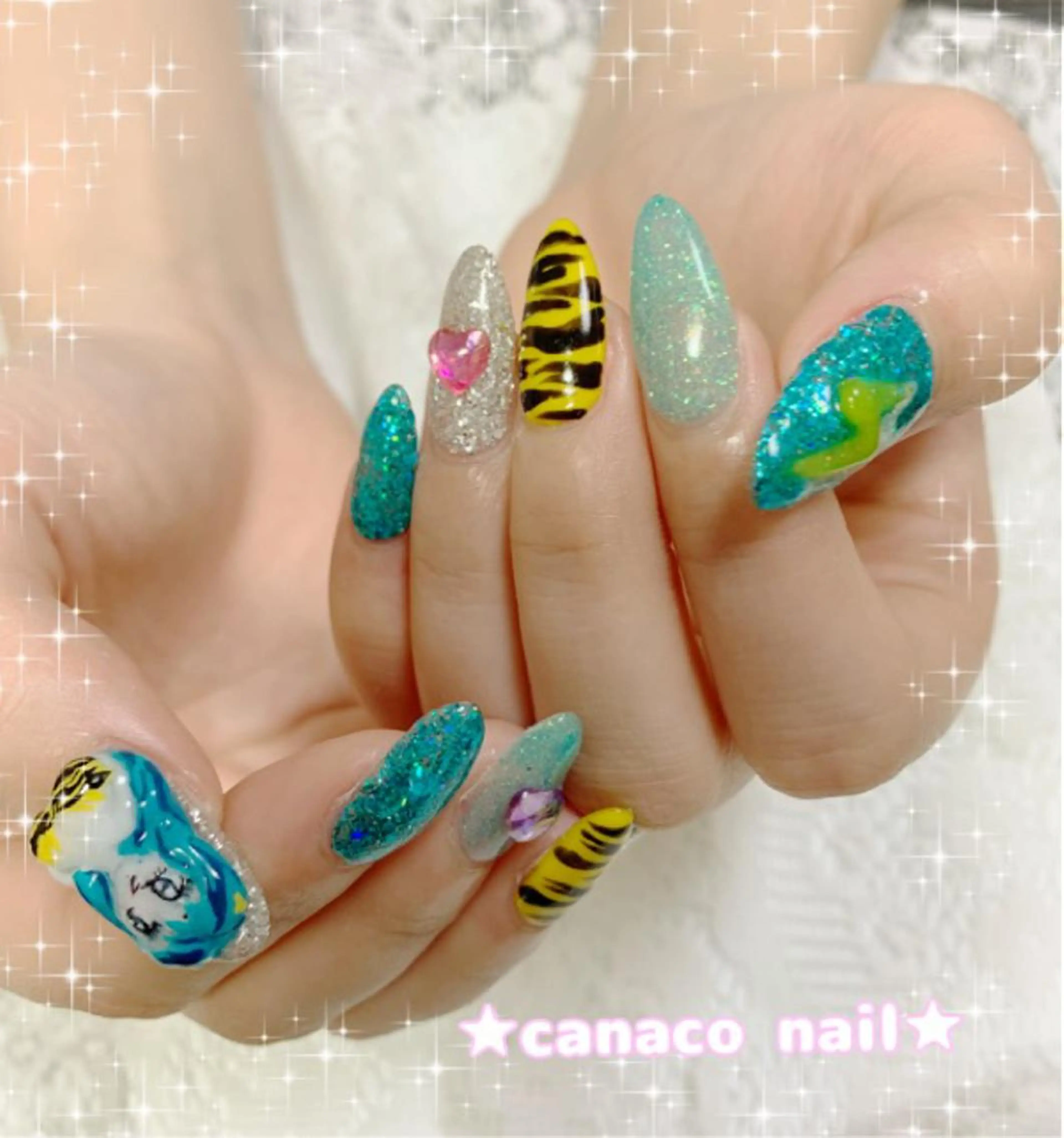 ネイル アートネイル ベテランネイル cnc  nailのネイルデザイン