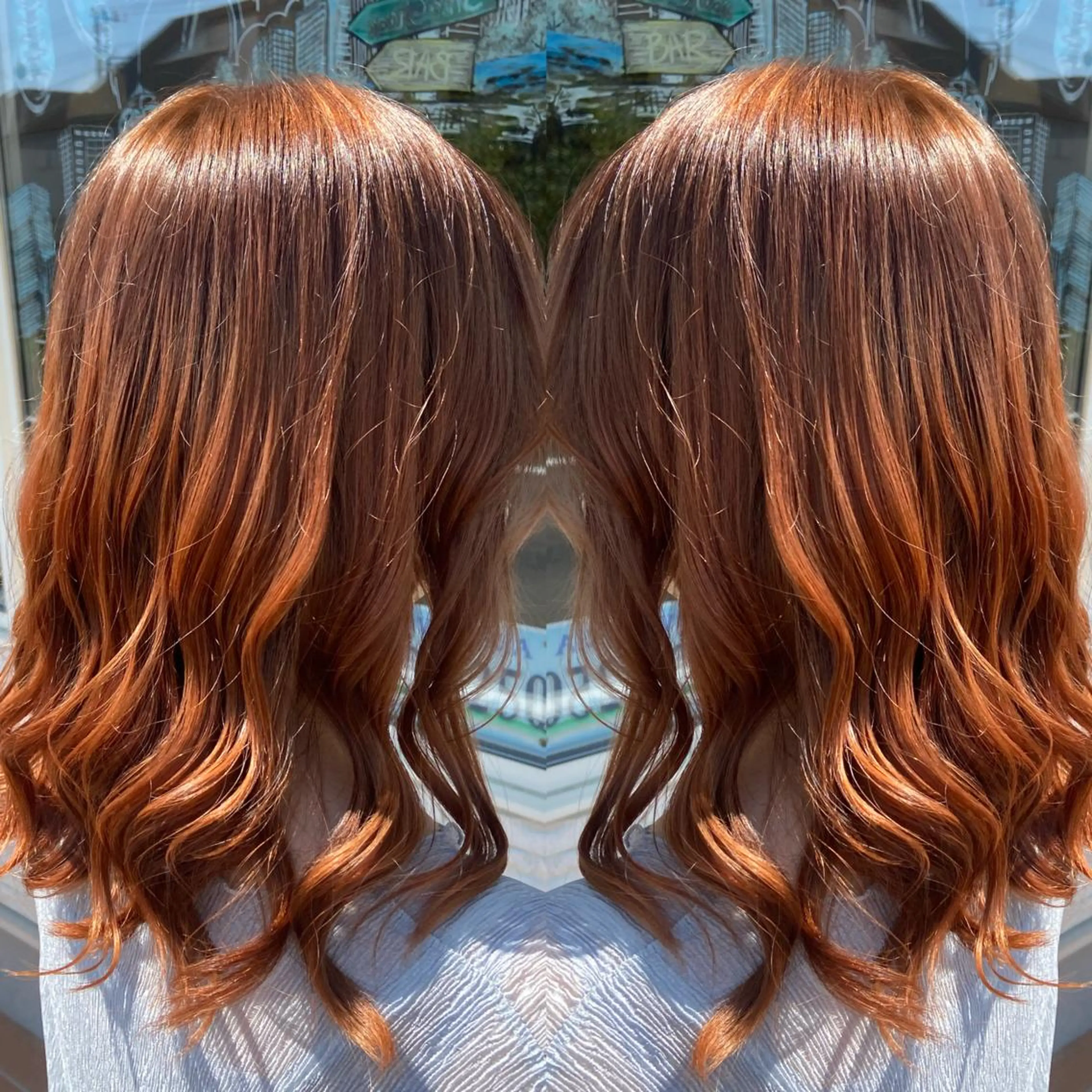 ミディアム カラー 🪼高評価🪼 💎柴崎の藤咲💎のヘアスタイル