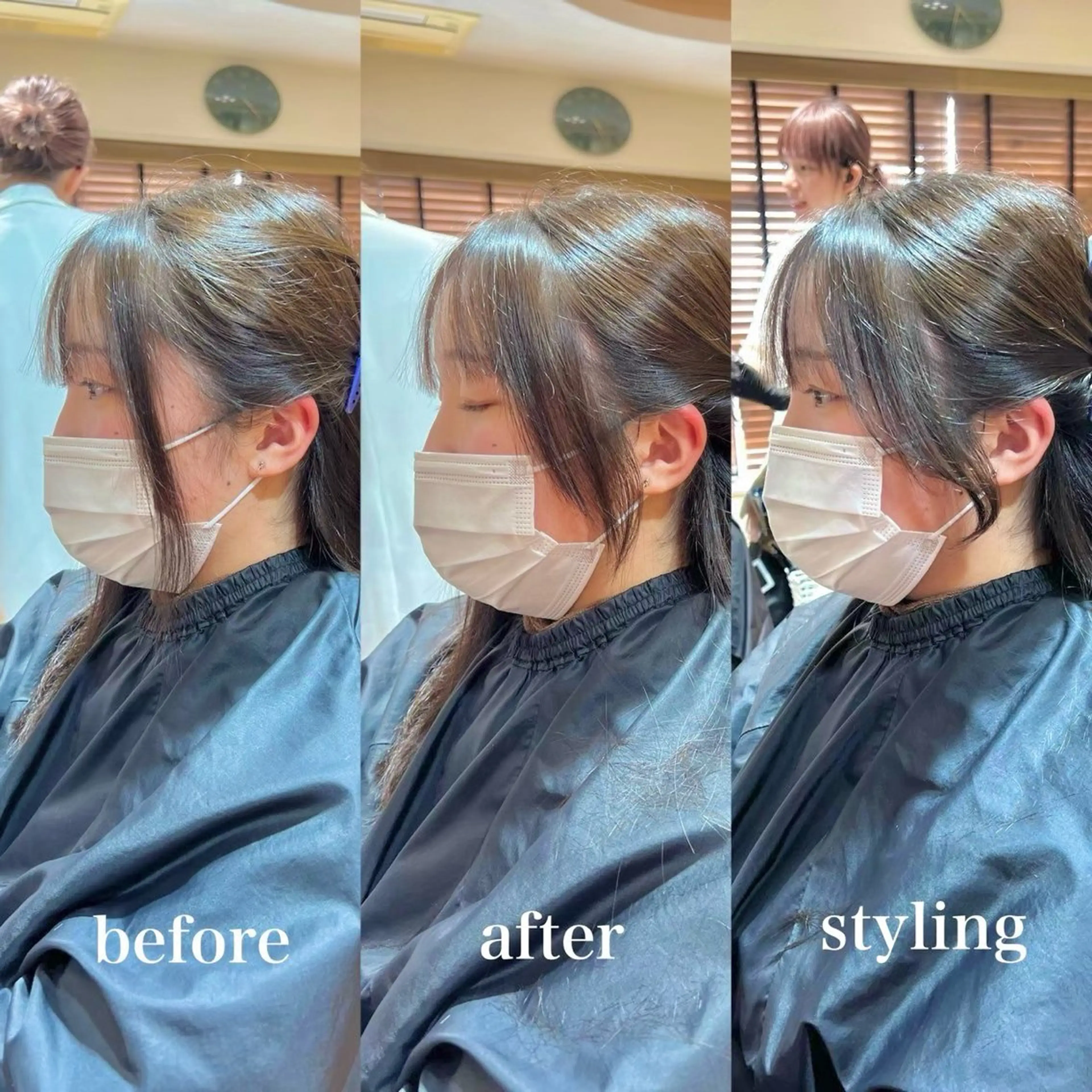 ミディアム アッシュ 韓国風カラー ボブ 髪質改善 韓国風ヘア 🌿寄り添い型美容師 🌿yuiのヘアスタイル