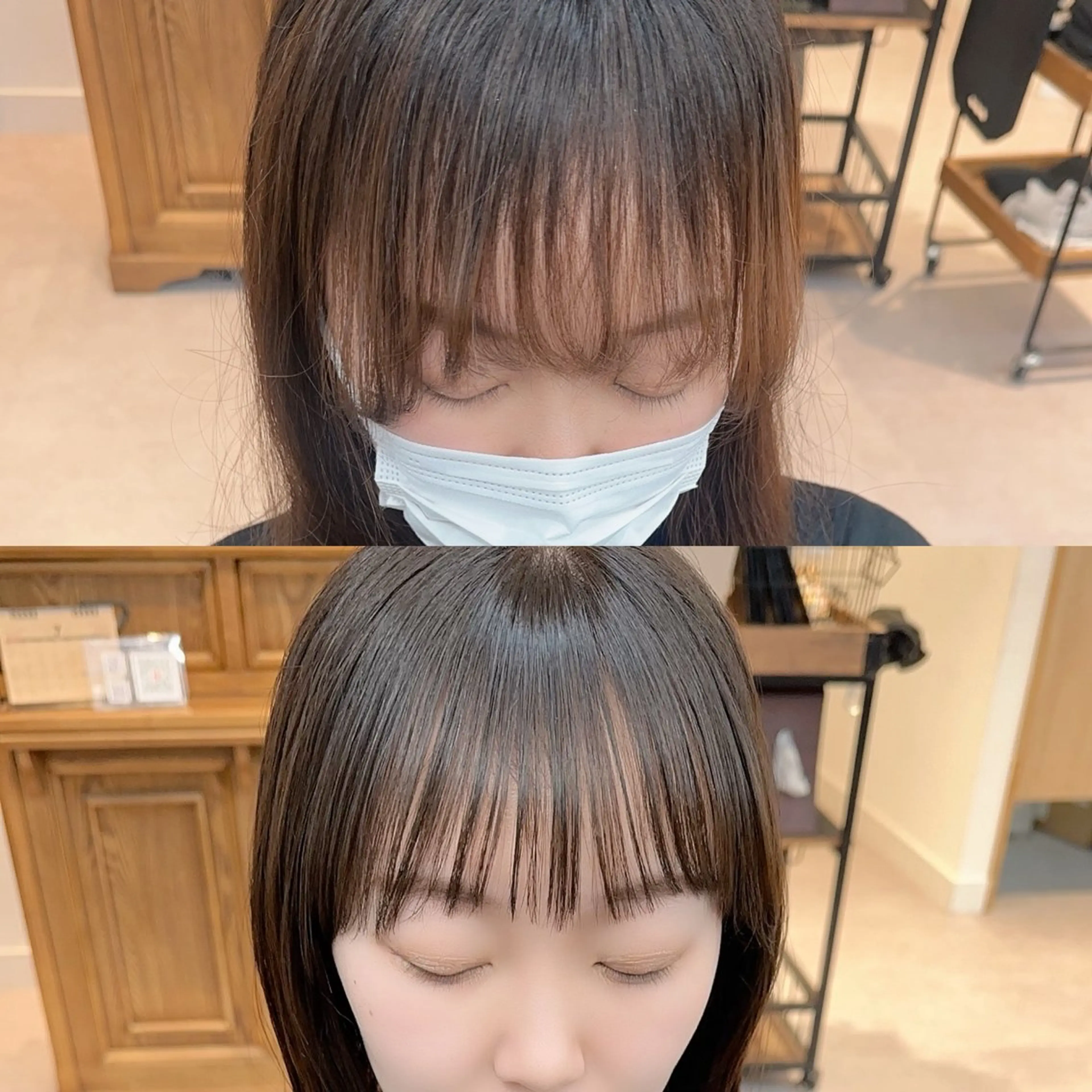 ミディアム カラー パーマ ヘアアレンジ メンズ キッズ カット ヘアカラー 縮毛矯正 骨格レイヤーカット 🌿美髪縮毛矯正のヘアスタイル