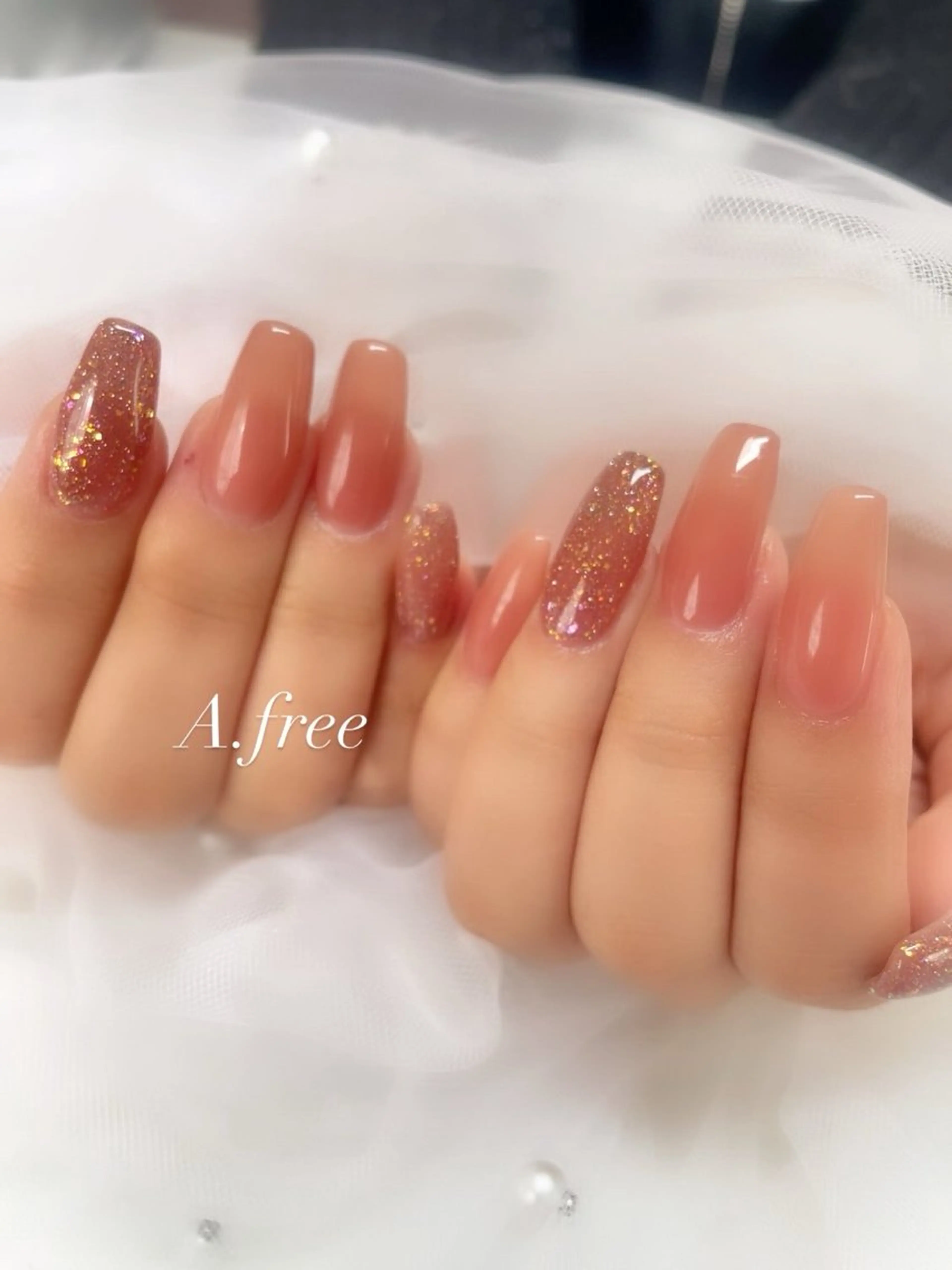 ネイル ジェルネイル A.free✧*｡ アレルギー対応✧*｡のネイルデザイン