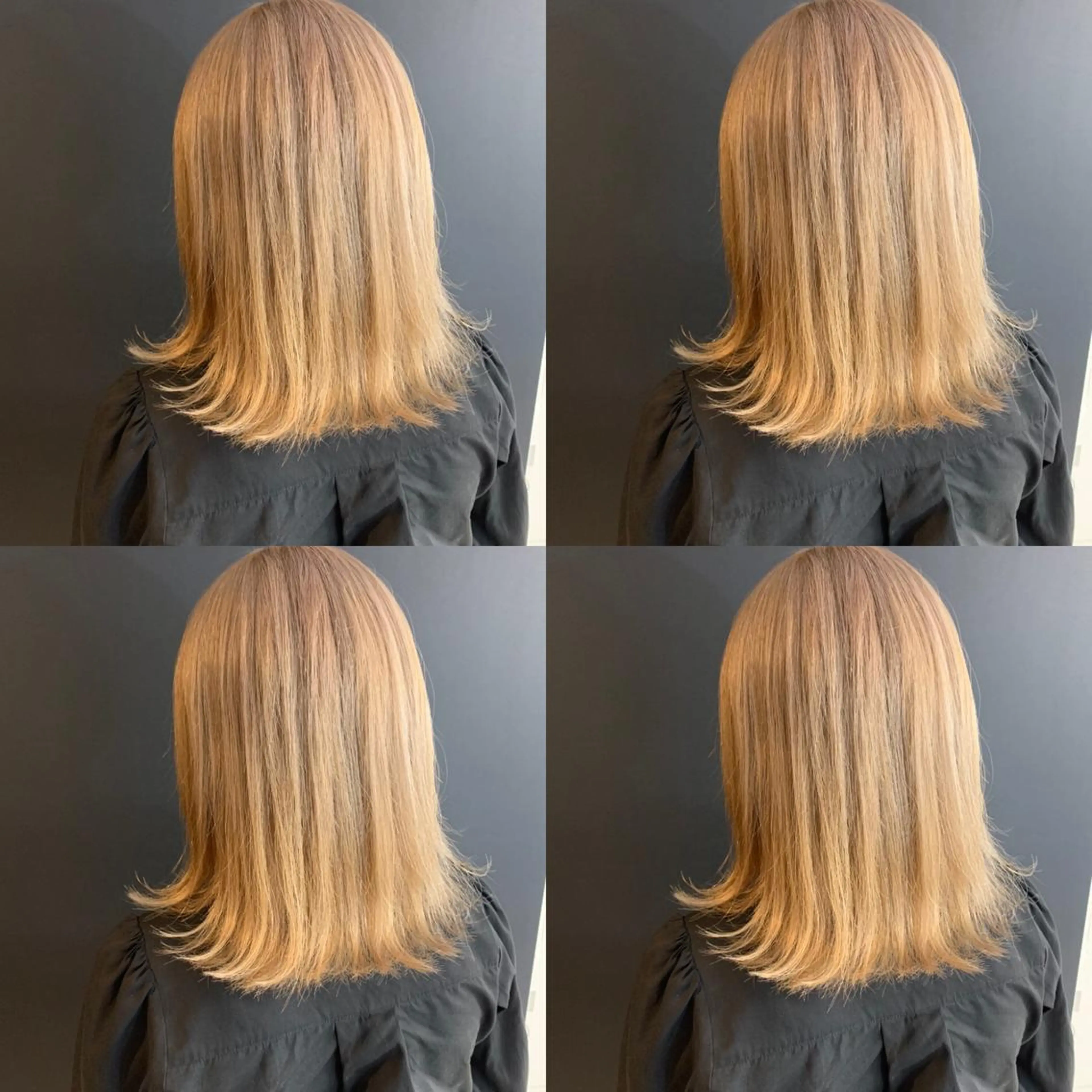 ミディアム カラー ベージュカラー ミルクティーベージュ ✨髪質改善✖︎顔周り レイヤー✨ナカムラのヘアスタイル