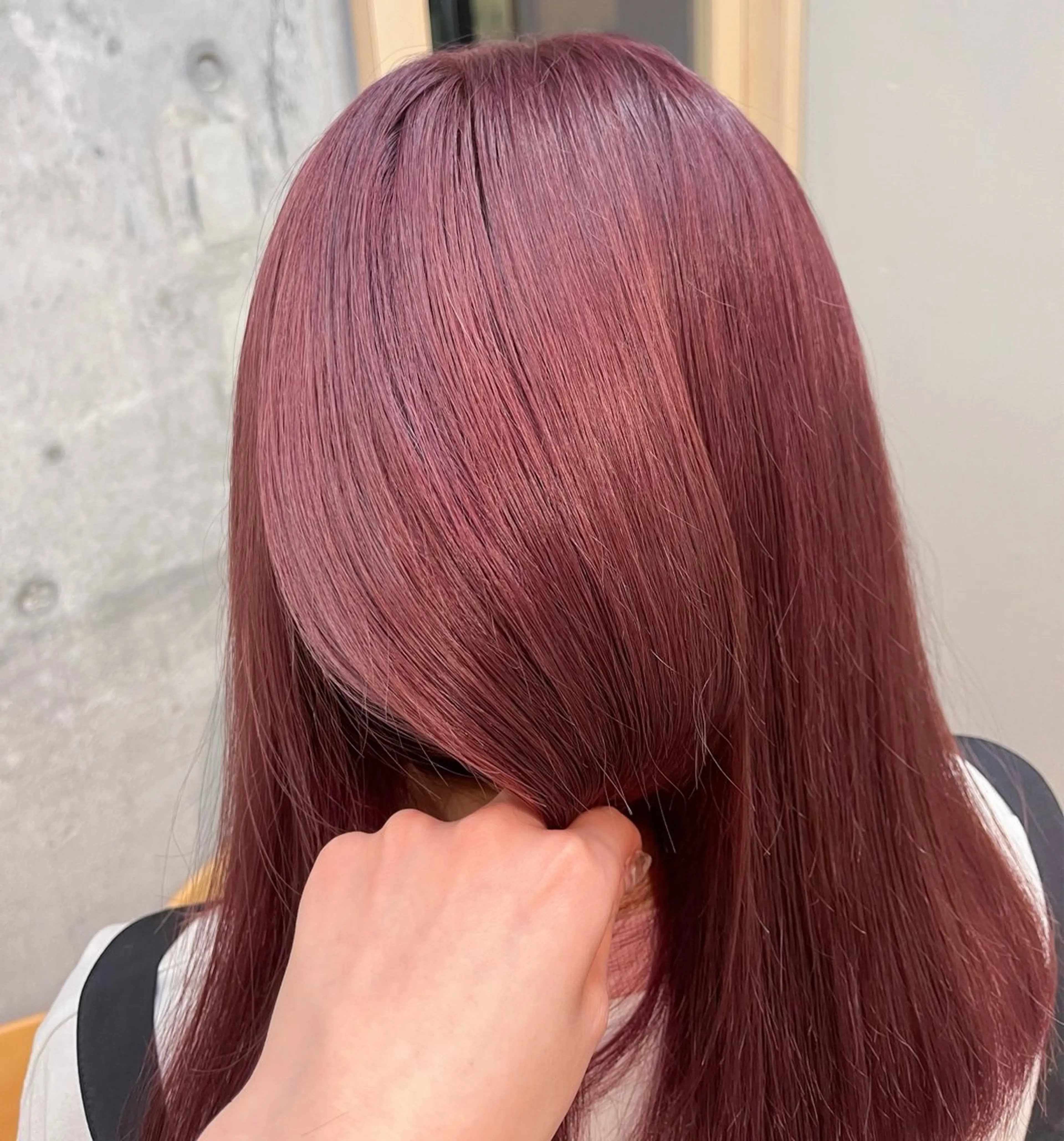 セミロング カラー アイブロウモデル 募集中🍒/北爪まゆのヘアスタイル