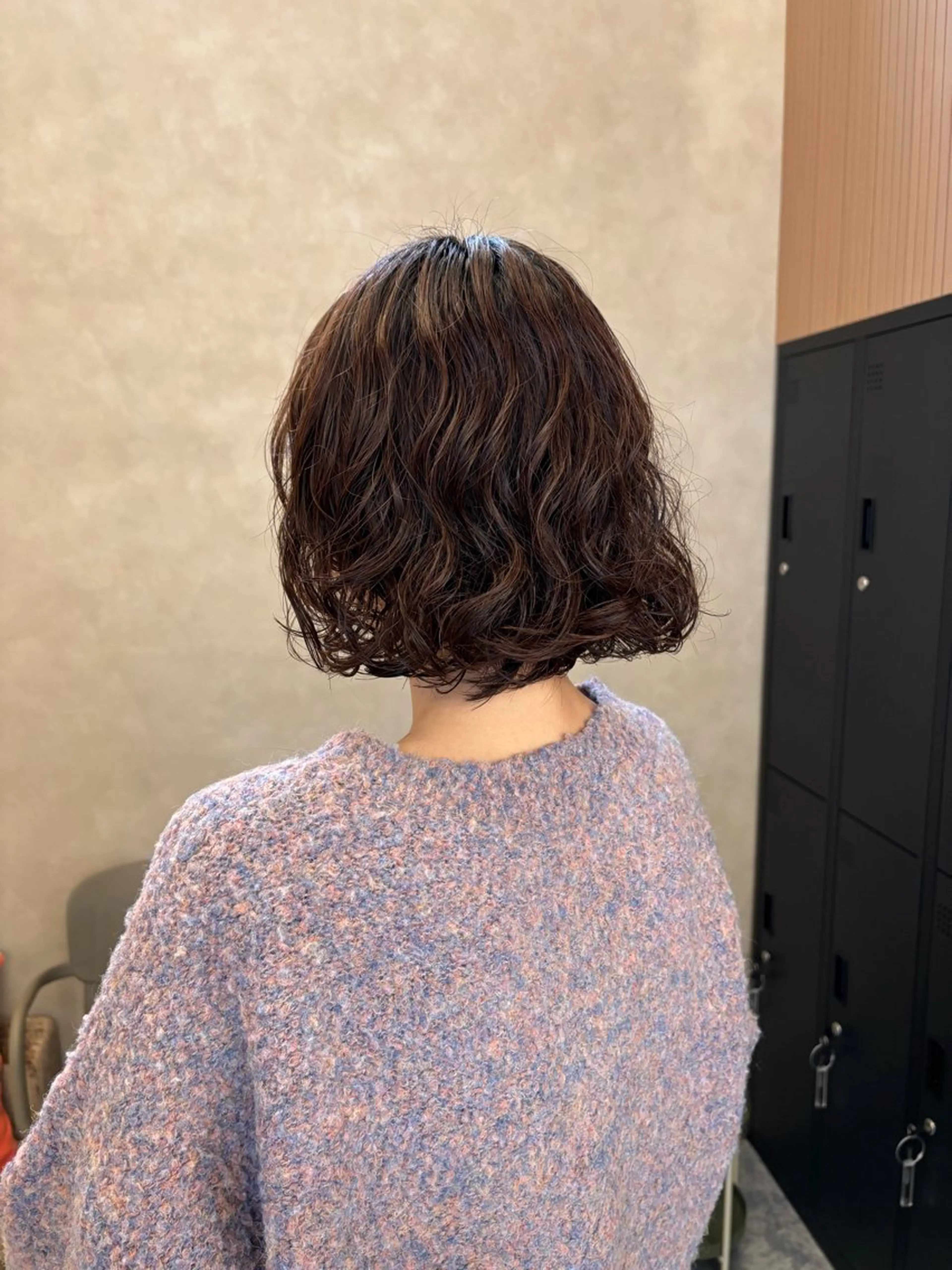 ミディアム ボブ/レイヤー/暖色 カラー/モモカ🎀のヘアスタイル