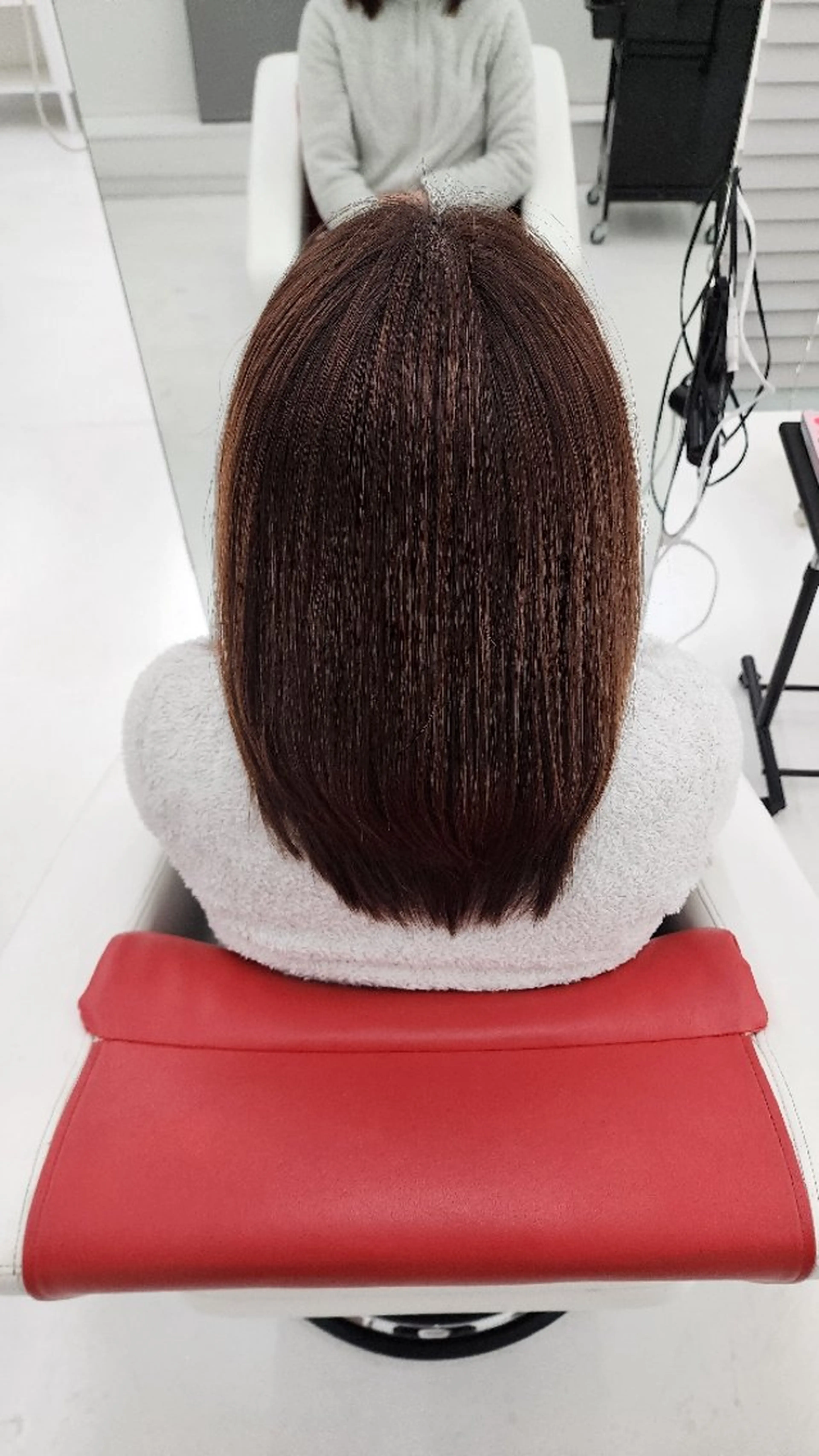 セミロング カラー パーマ 長谷川 敏輝のヘアスタイル