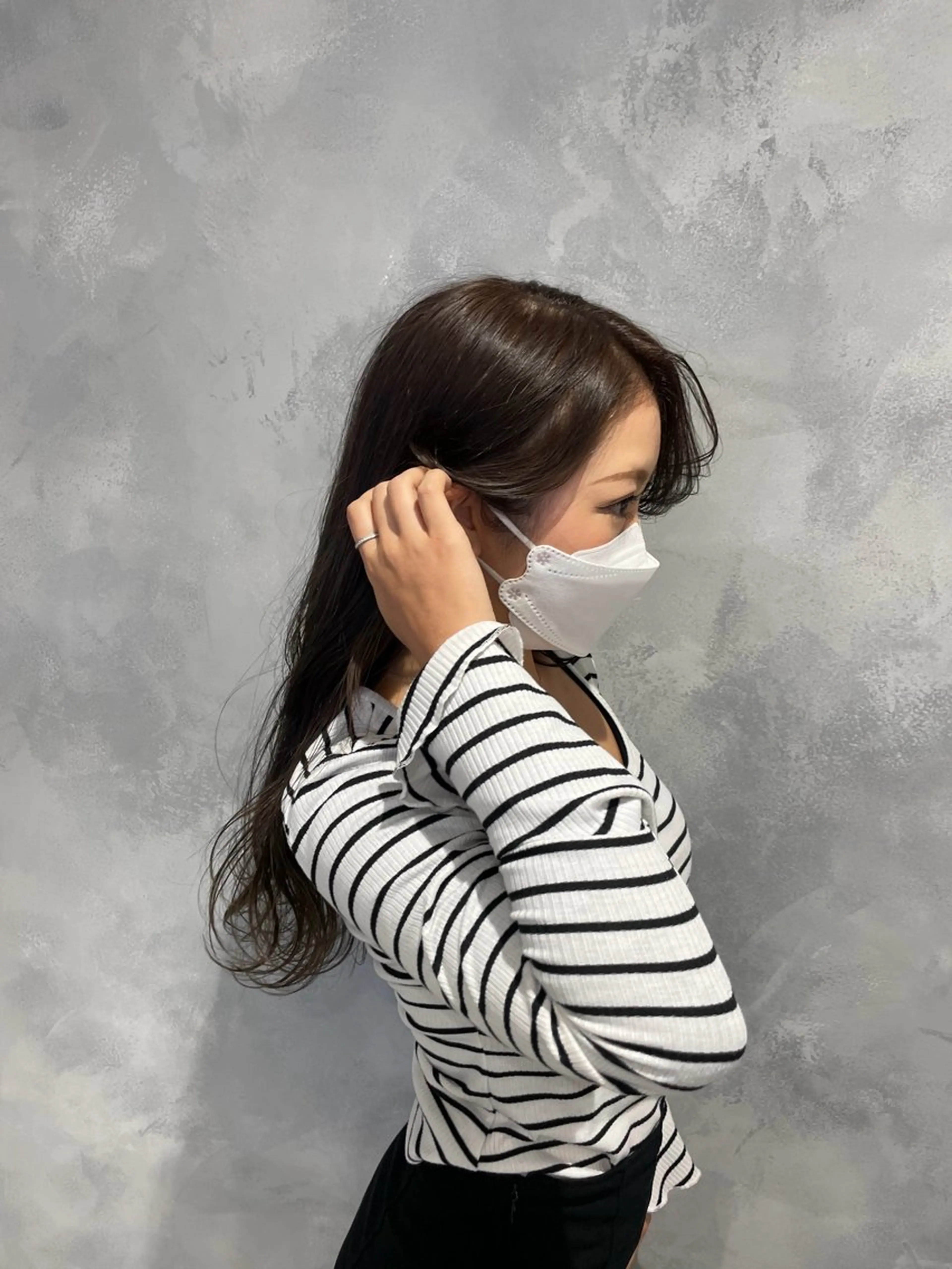 ロング カラー ヘアアレンジ ベージュカラー カット ヘアカラー トリートメント 飯田 祥哉のヘアスタイル