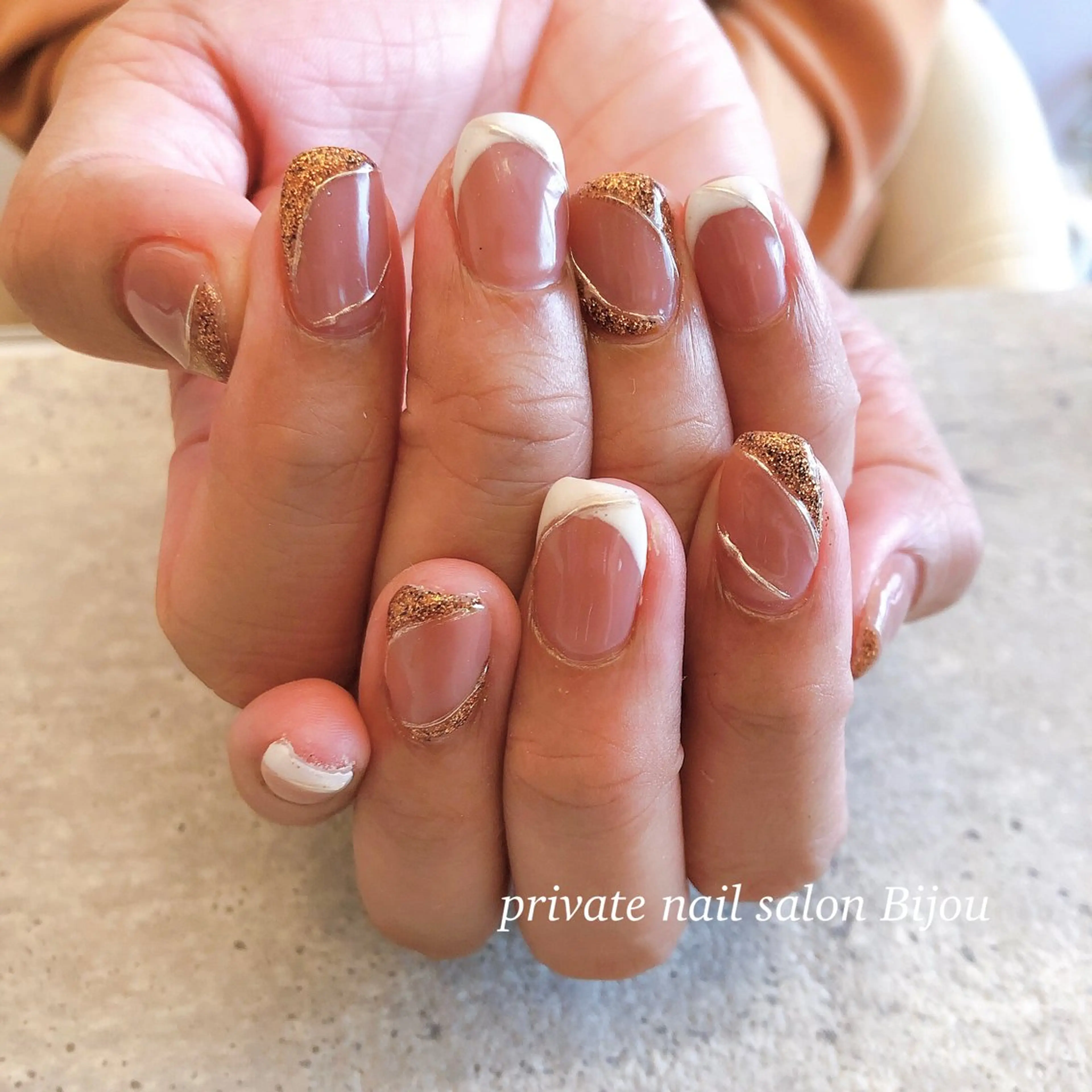 ネイル フレンチネイル Bijou💎✨ Reiのネイルデザイン