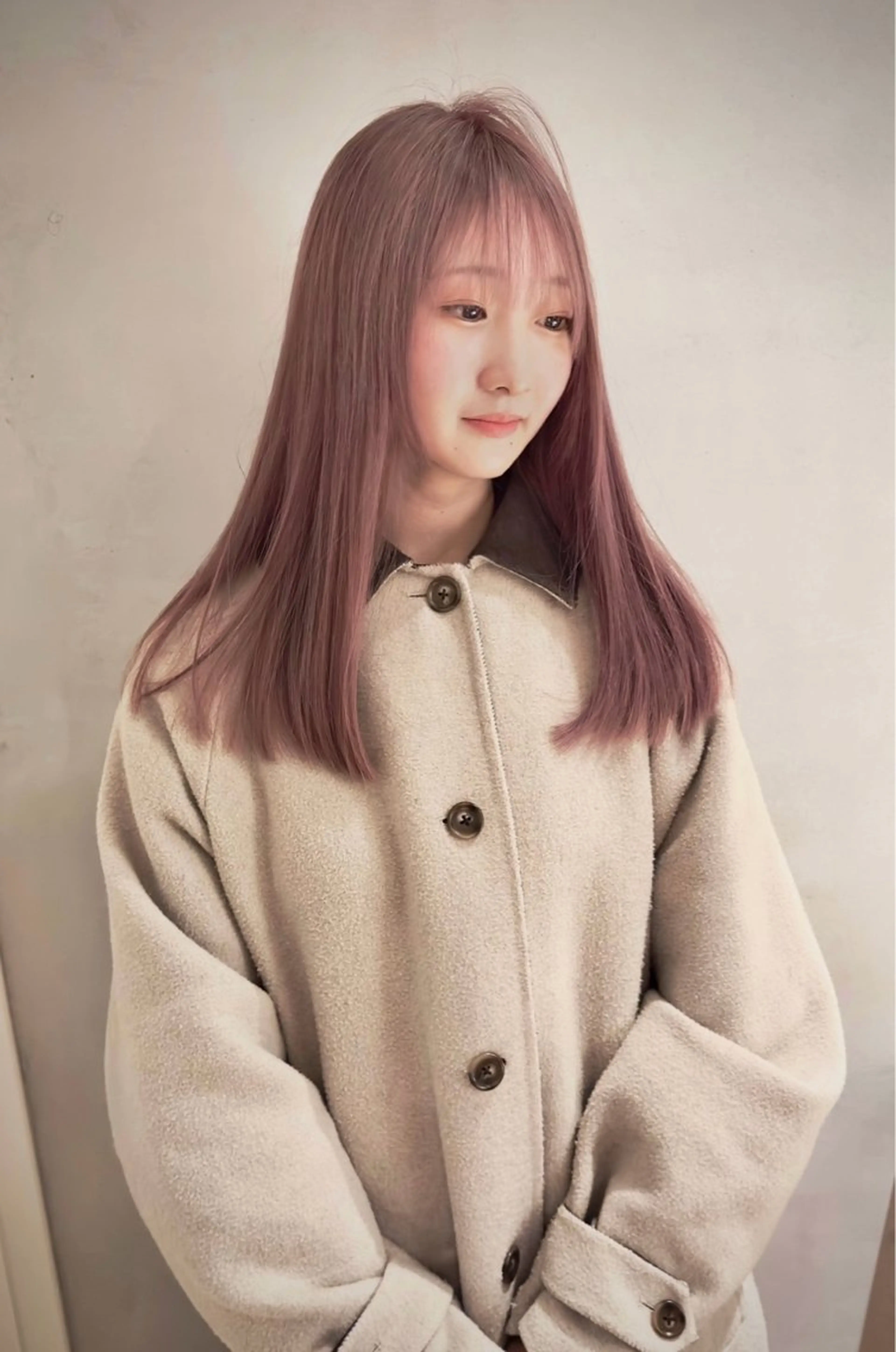 セミロング カラー ヘアカラー 💚ブリーチカラー 指名🥇💚ユウスケのヘアスタイル