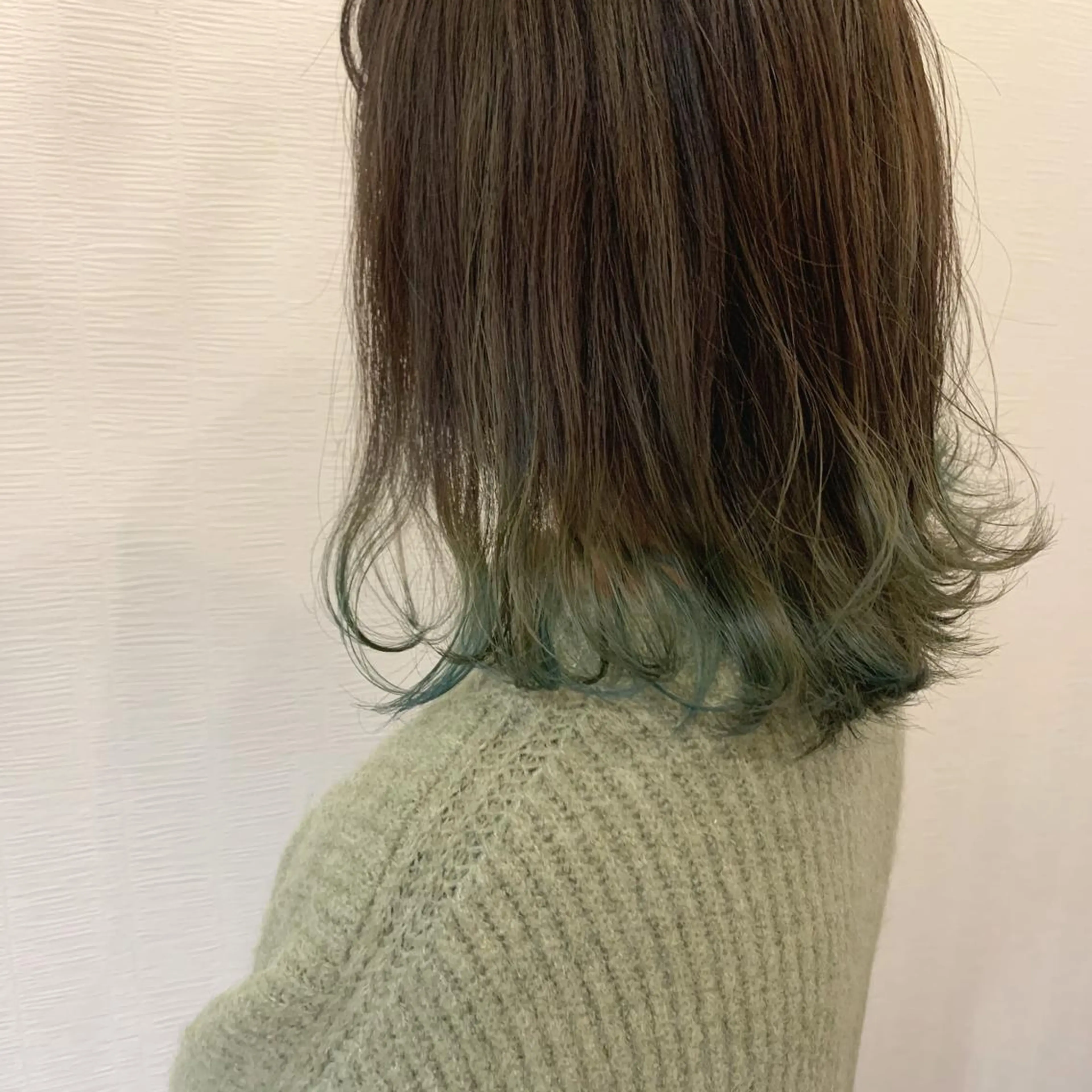 ミディアム カラー ブリーチ ダブルカラー ハイライトカラー ハイライト 池田 真由美のヘアスタイル