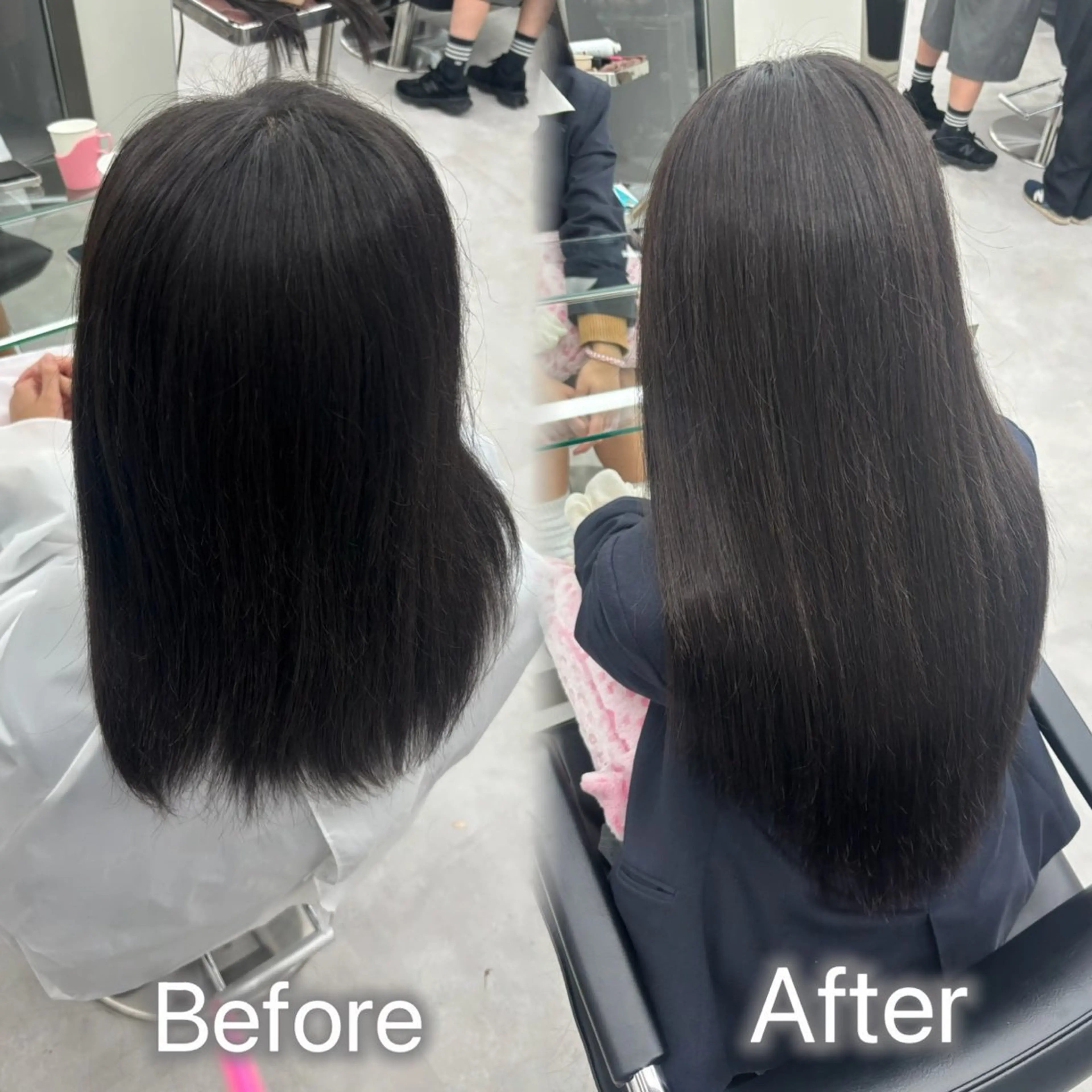【シールエクステ80枚💎✨馴染ませカット付き✄❤︎】モテロング✖️ナチュラルな仕上がりに︎☺︎♩の写真