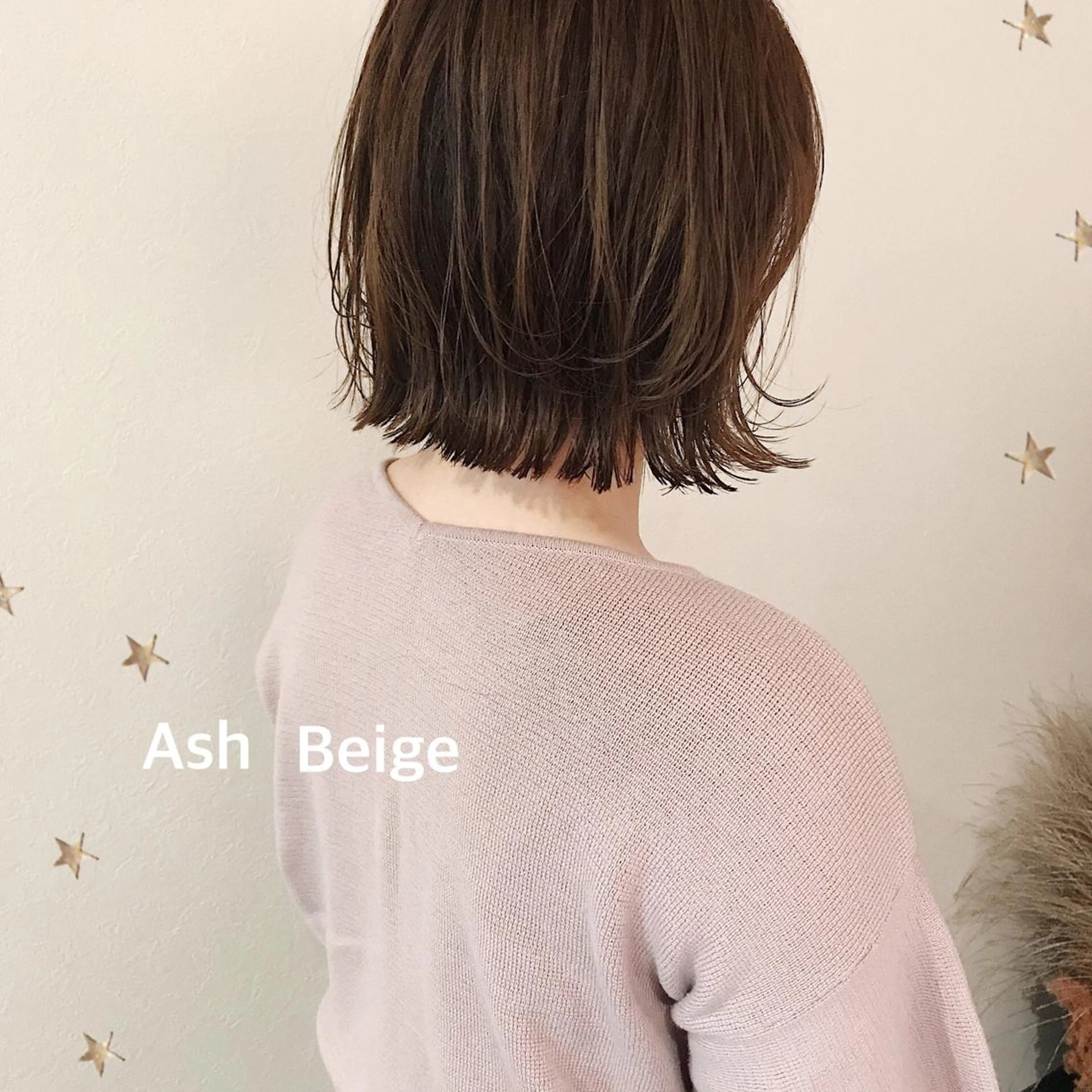 ミディアム カラー カット ヘアカラー 市川 千夏のヘアスタイル