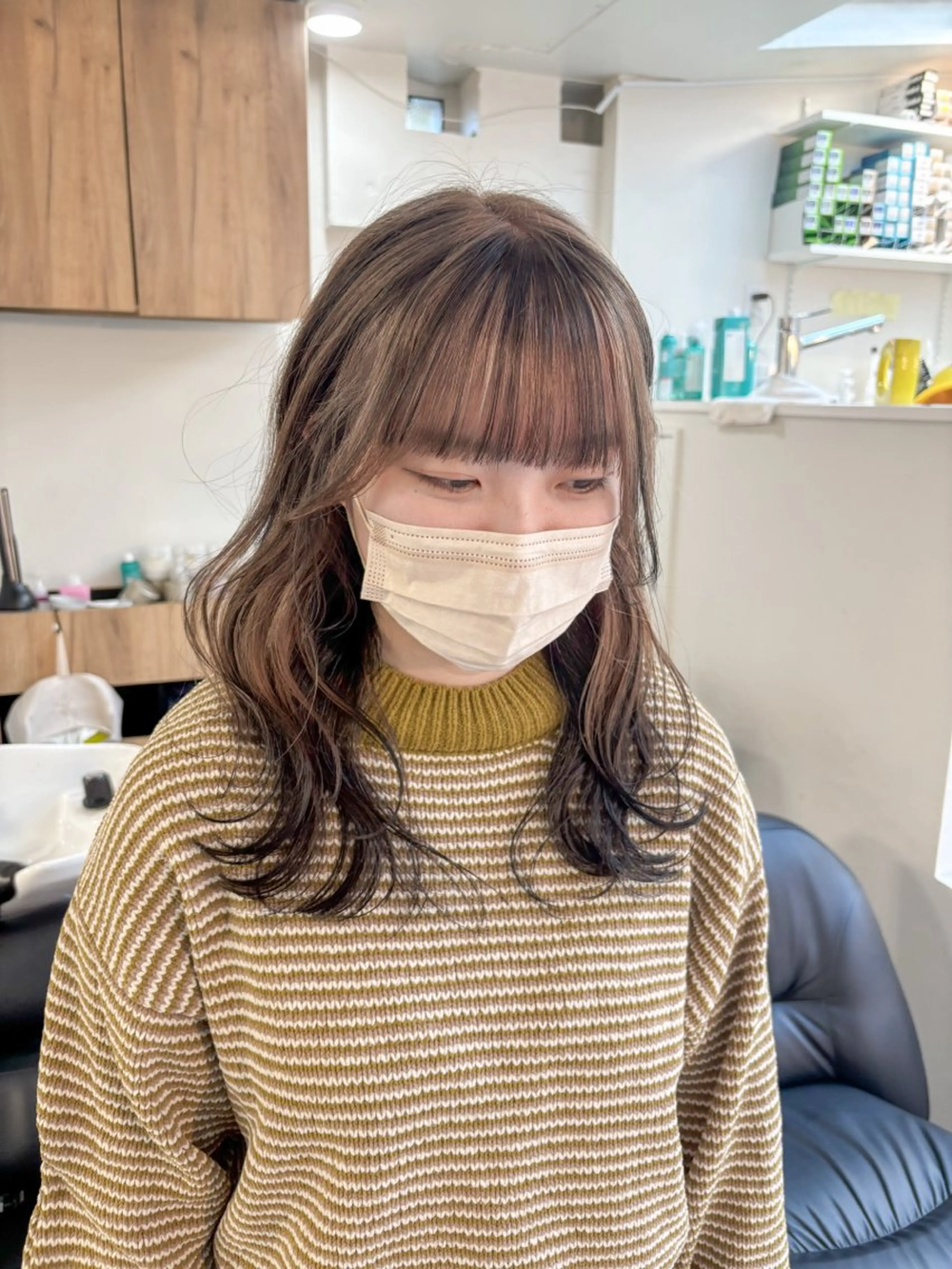 ミディアム 【抜け感ヘア🌿】 natuna.のヘアスタイル