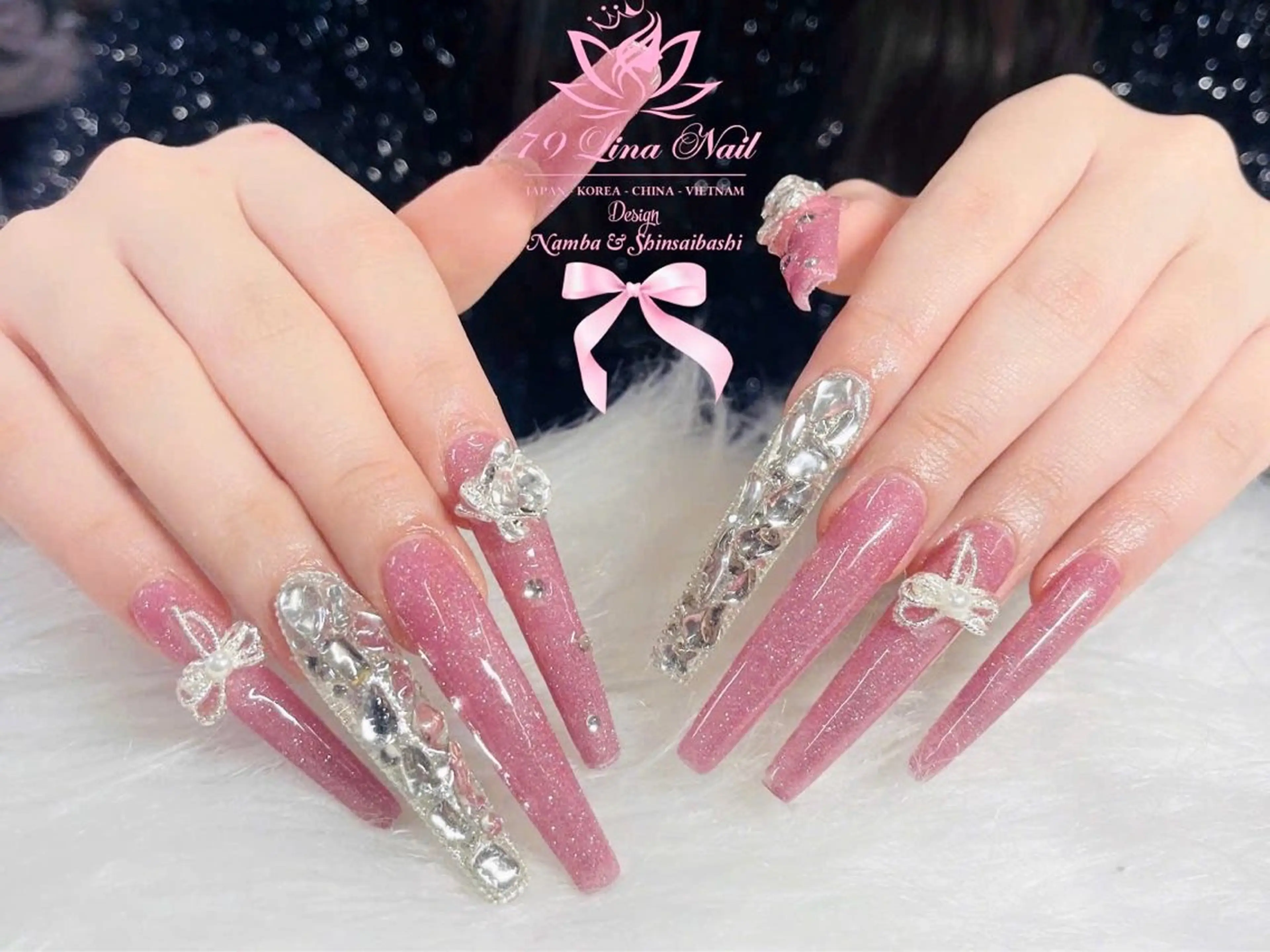 ジェルチップ（長さ出し40～75MM）¥21000 ー>16800オフ無料/の写真