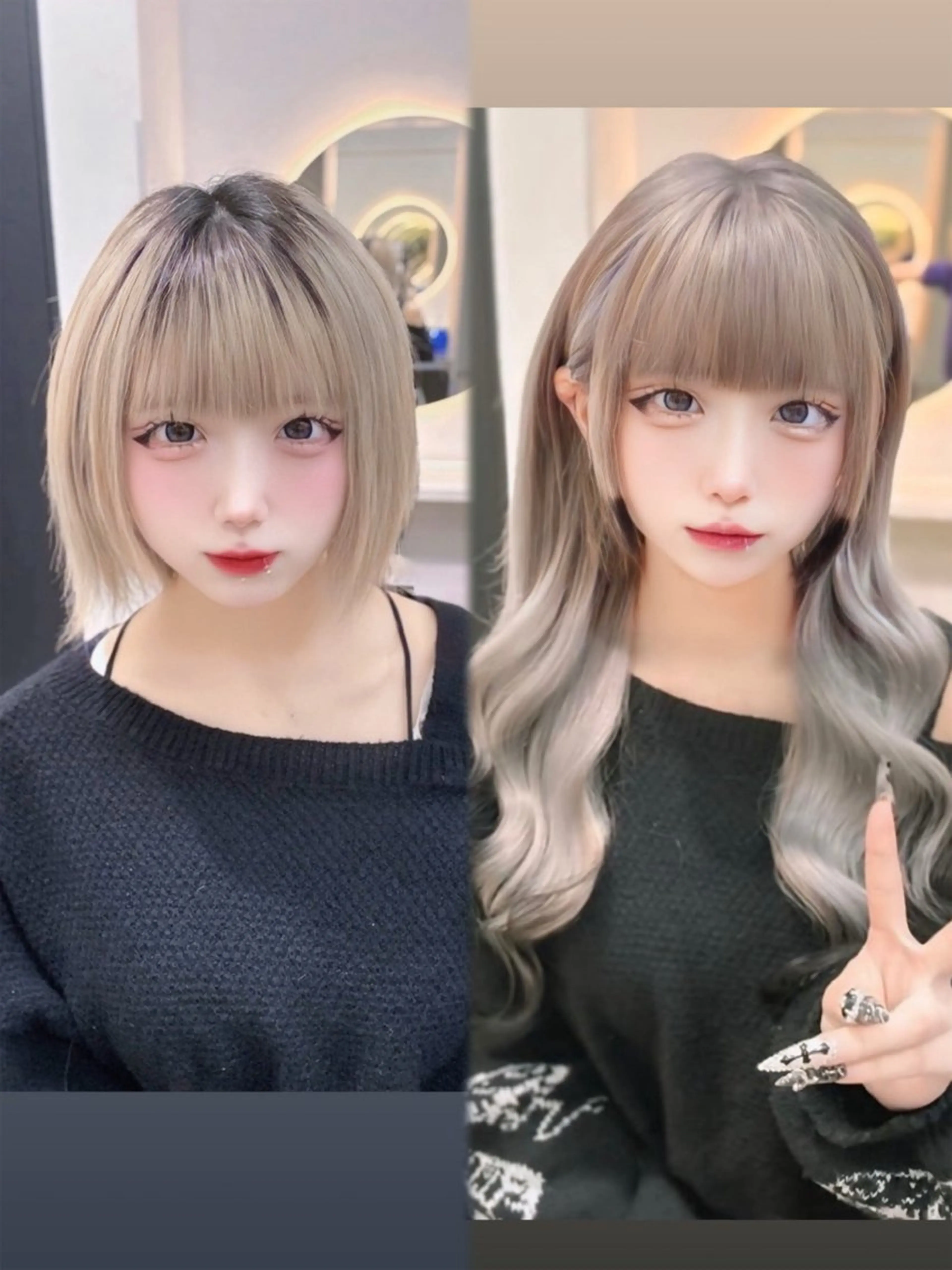☠️地雷ギャル職人⚡ りんのヘアスタイル