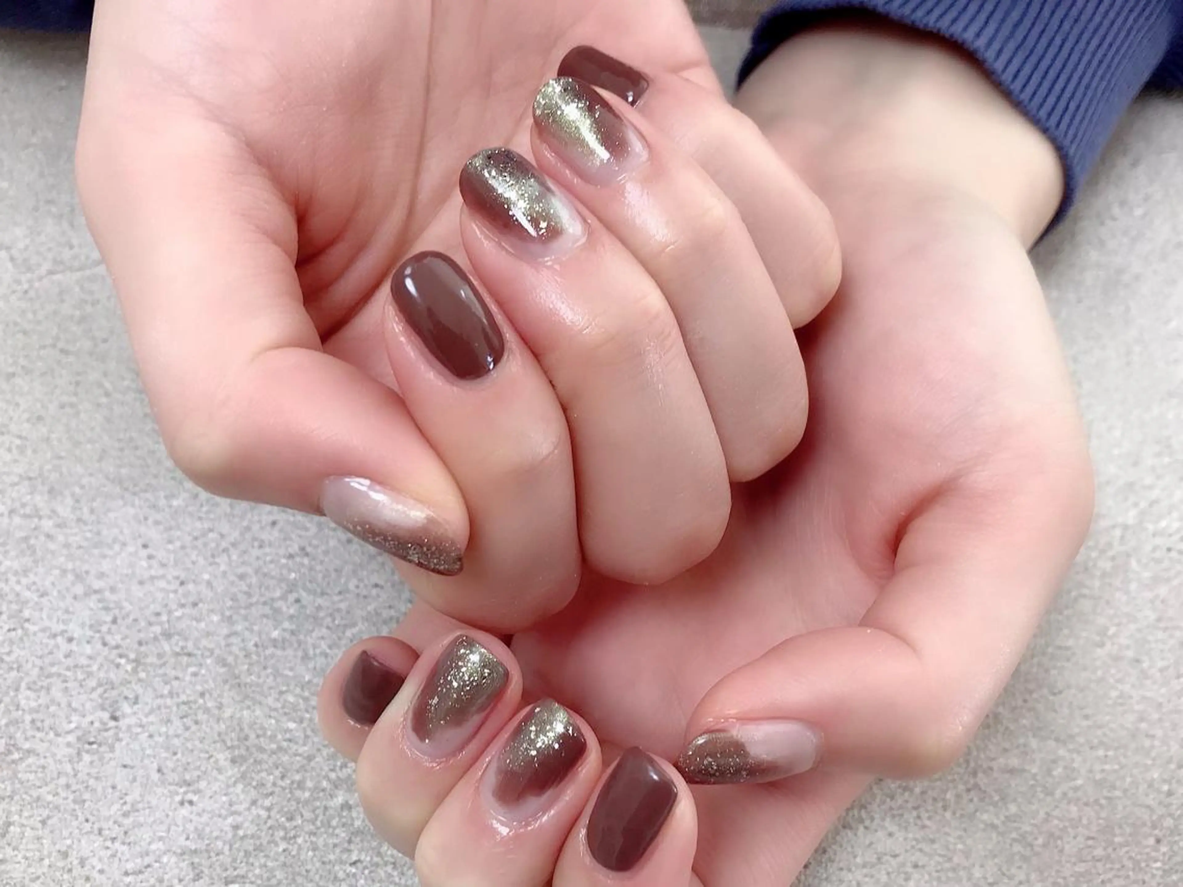 ネイル ラメ(グリッター) kikinail 溝の口のネイルデザイン