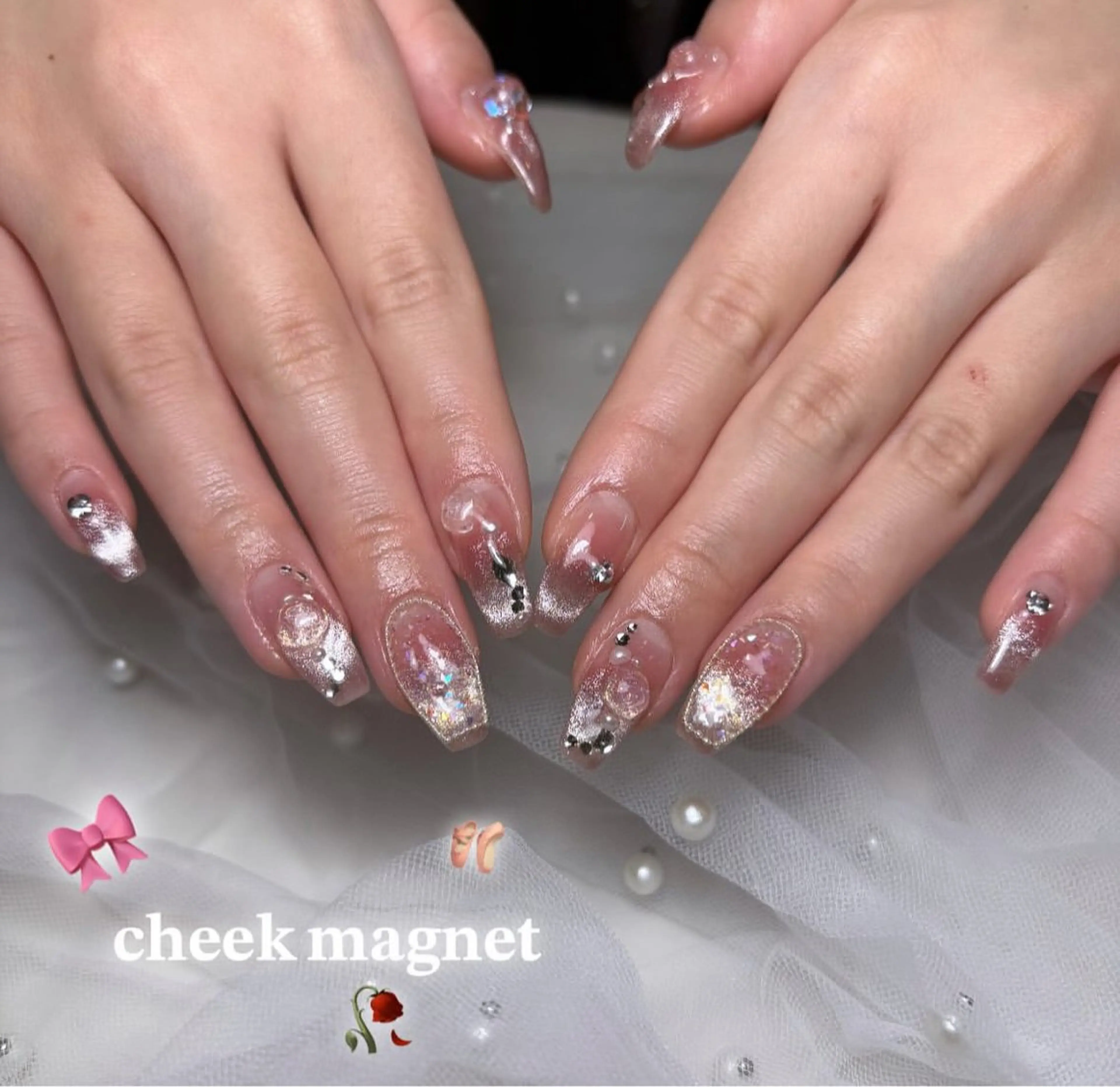 ネイル アートネイル ♡エルバイノリコ 吉澤【パラジェル有】のネイルデザイン