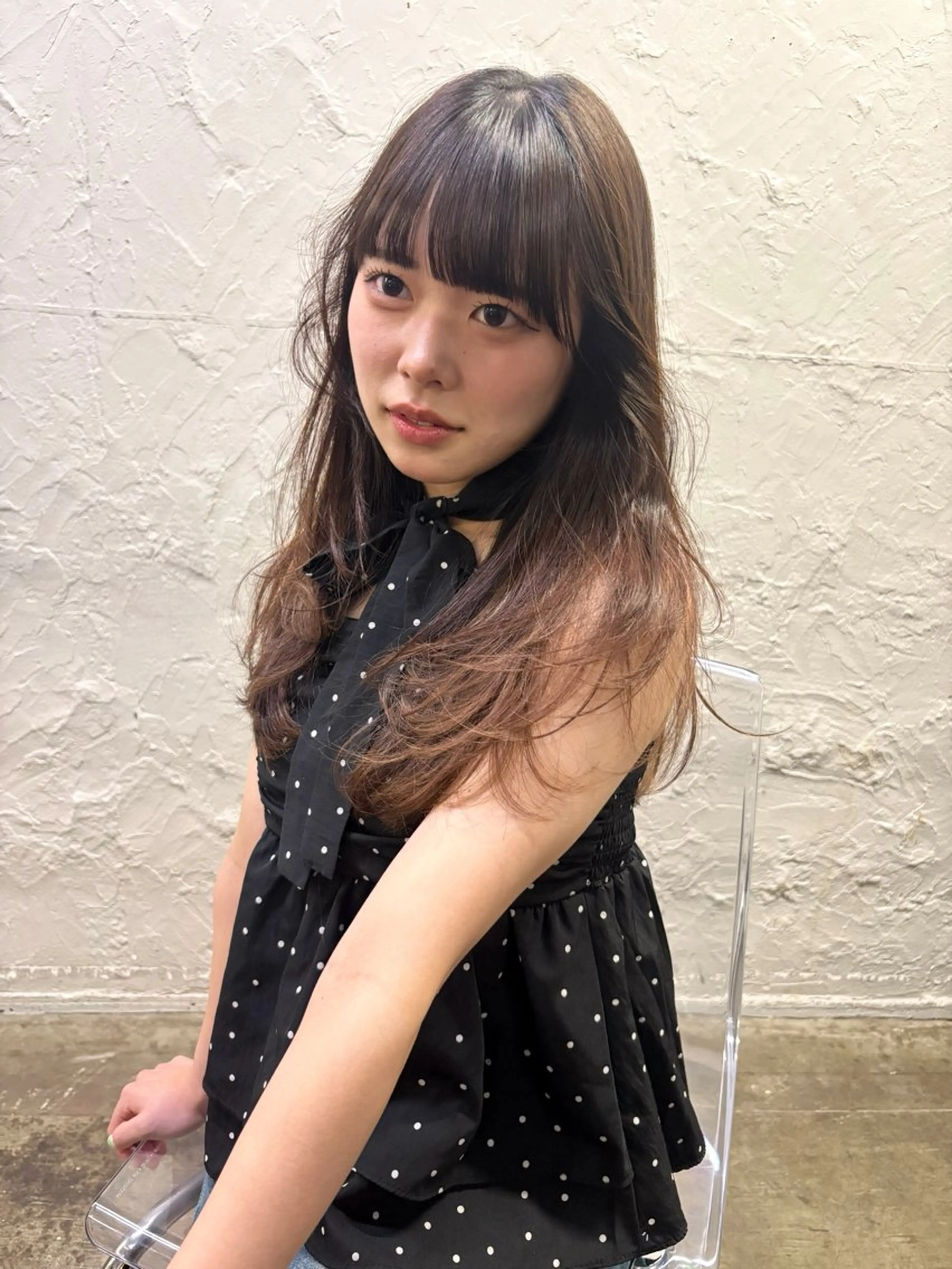 ロング ハイトーン レイヤー🎀meiのヘアスタイル