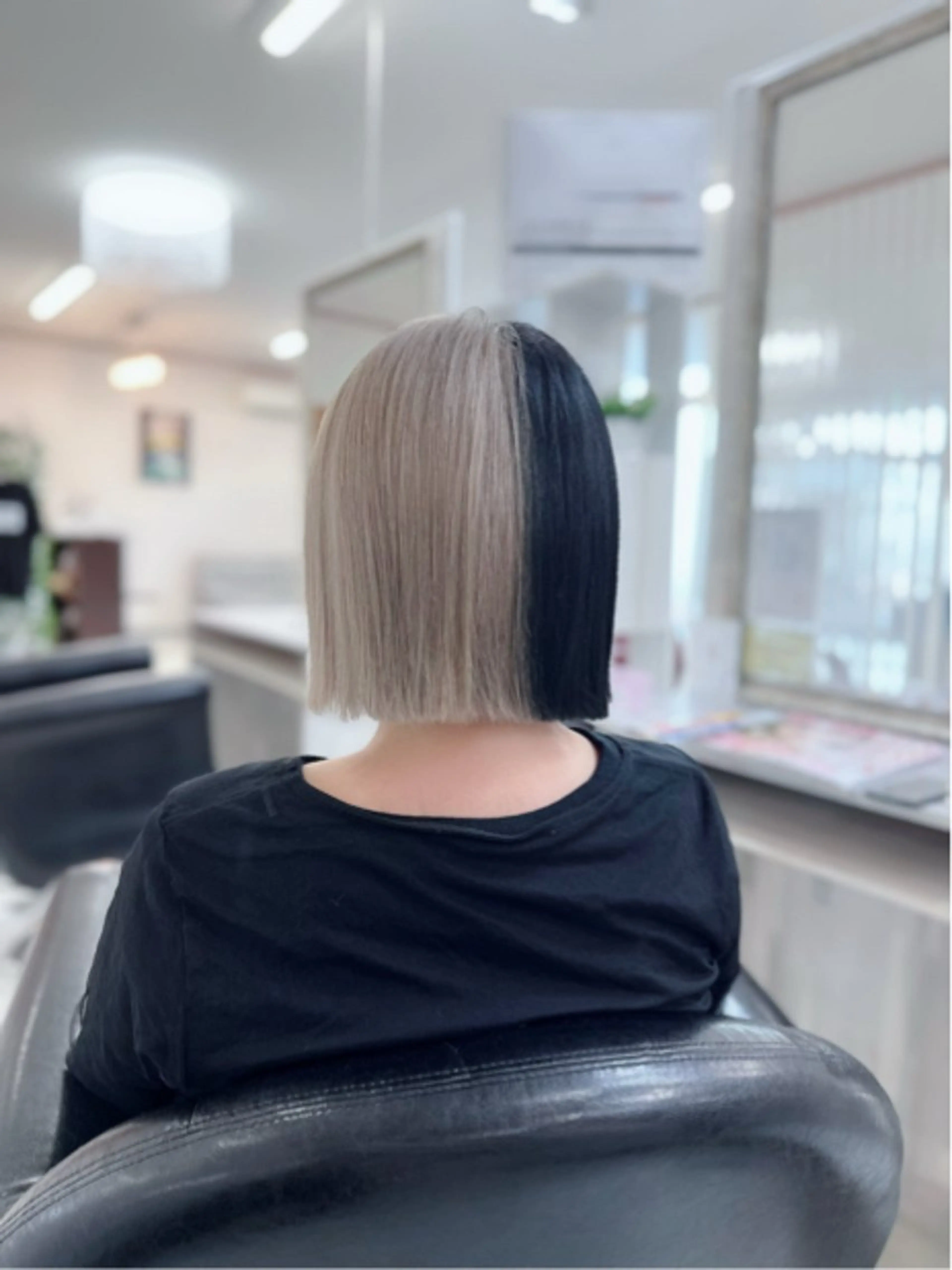 ミディアム カラー デザインカラー YURI ✨のヘアスタイル