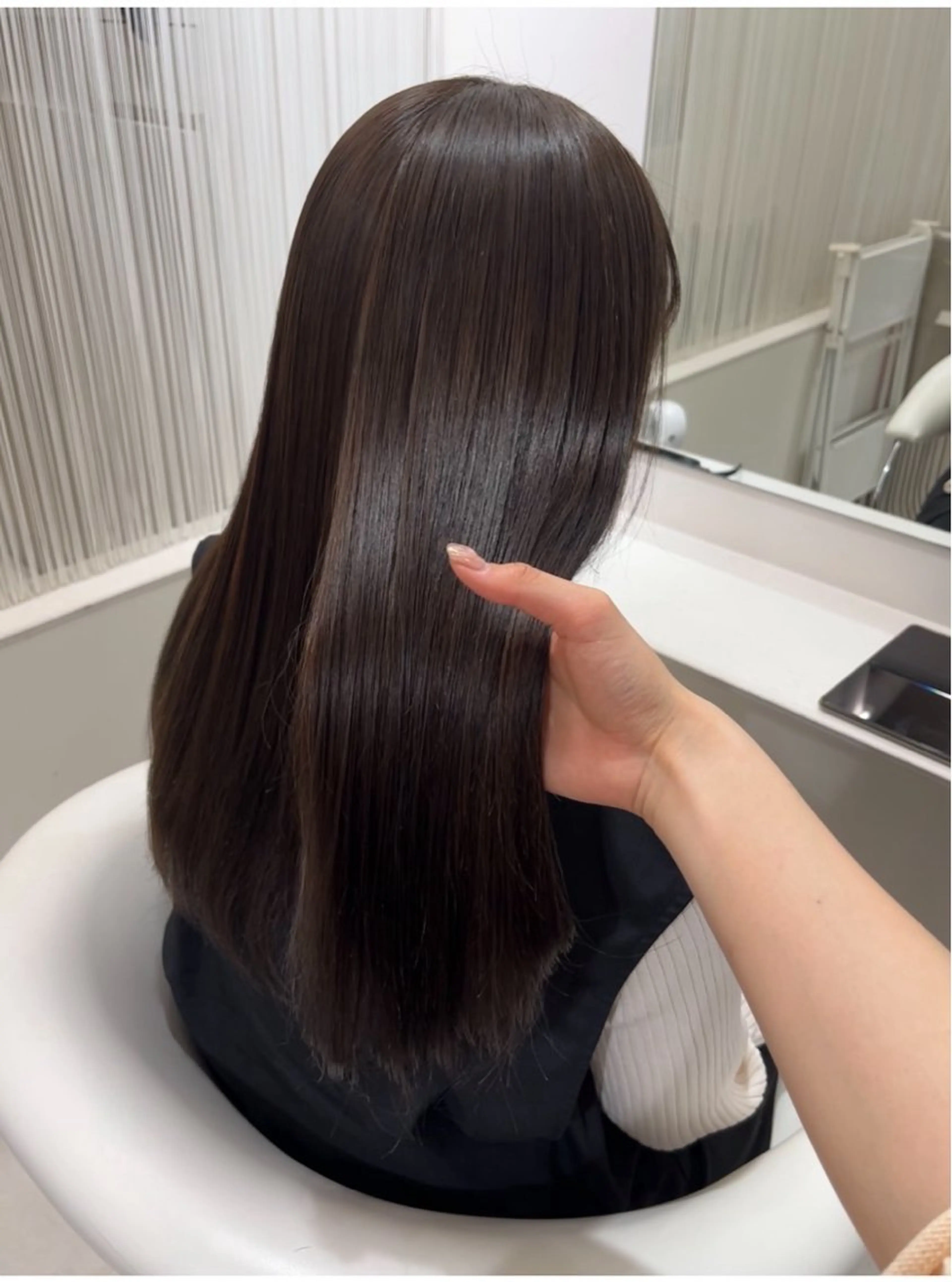 セミロング 髪質改善 トリートメント ヘアカラー トリートメント Parve Mix/ 平 奈果🎀のヘアスタイル