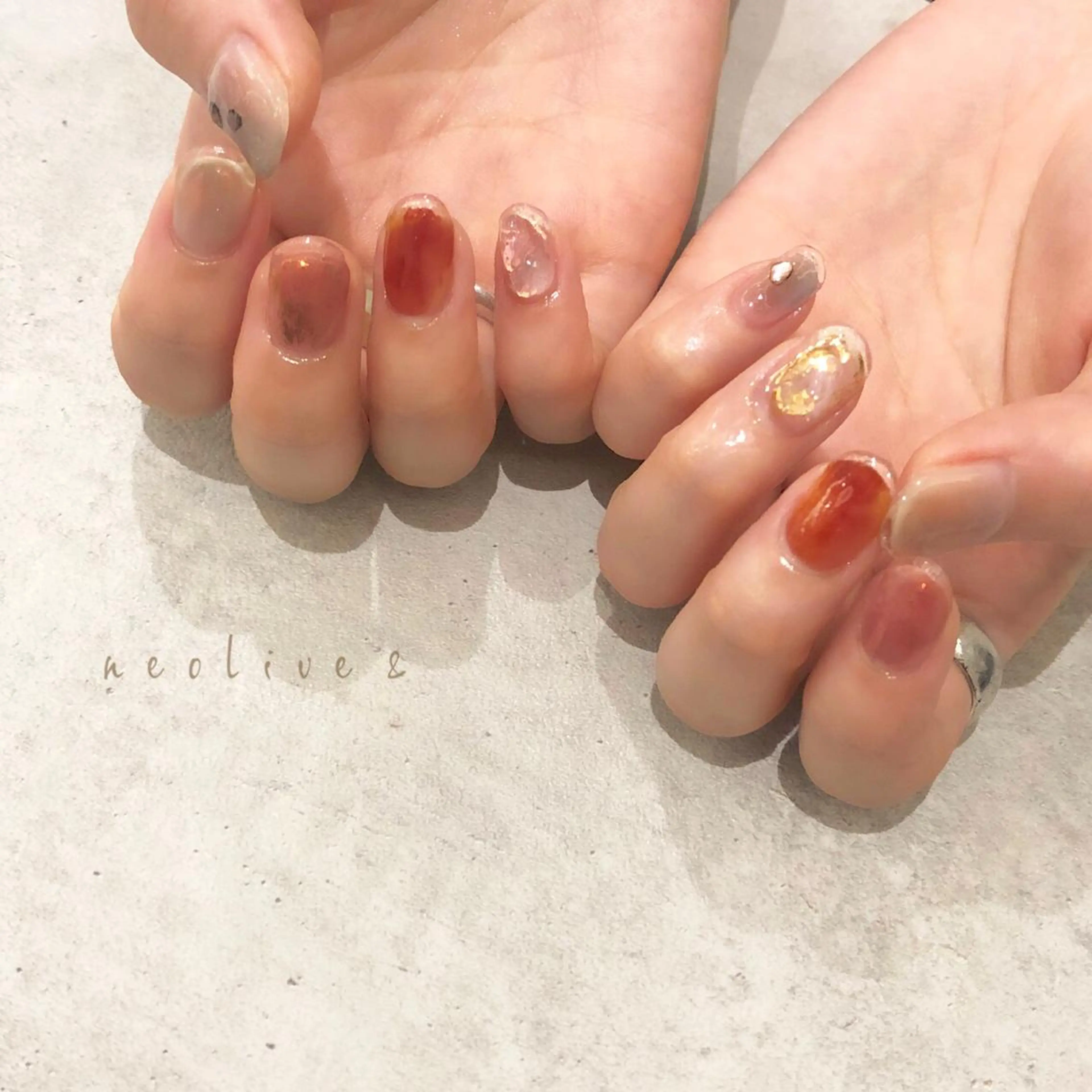 ネイル クリアネイル 長さ出し ハンドネイル Yuriko Omi パラジェル/渋谷のネイルデザイン