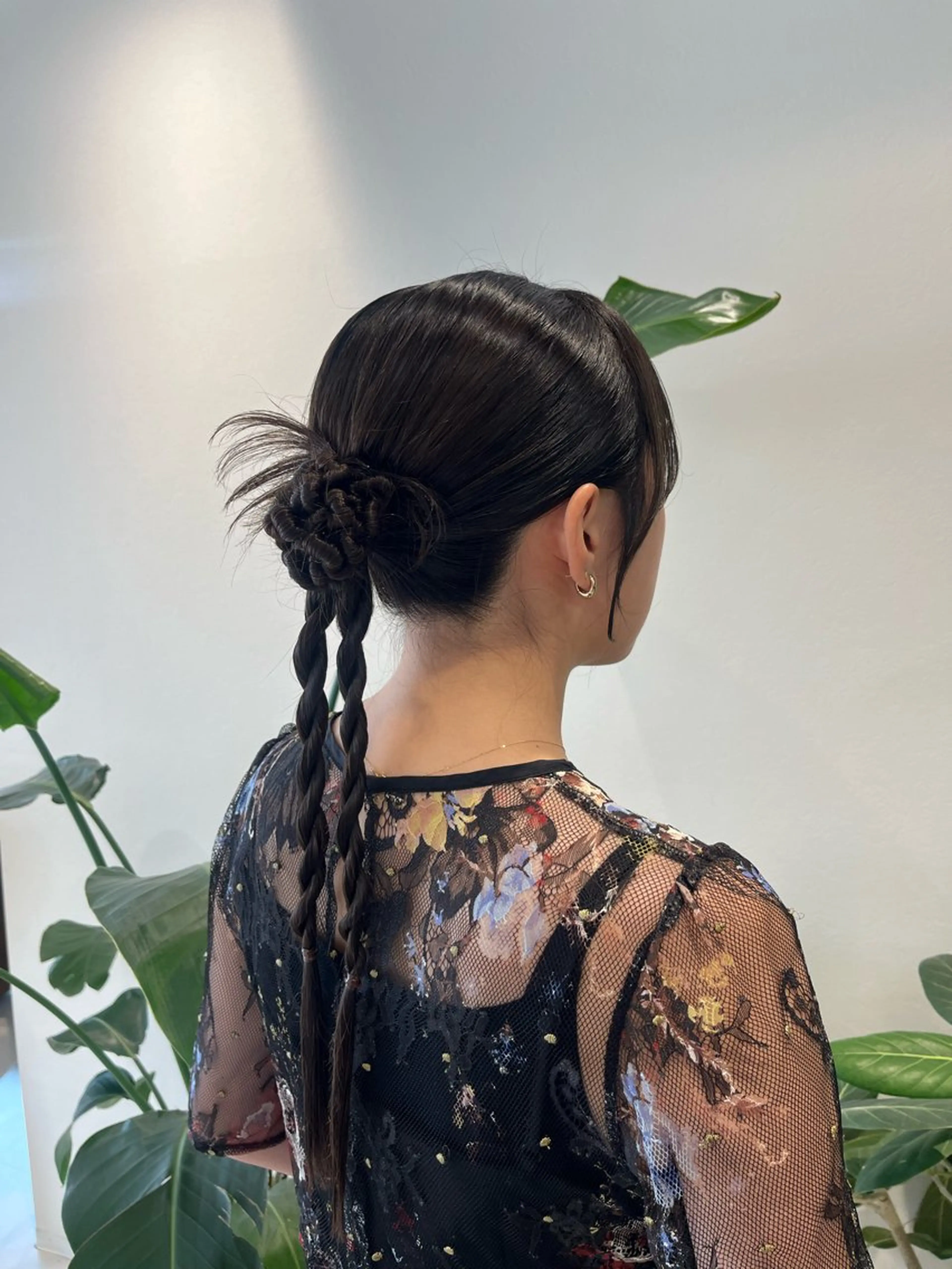 ロング ボブパーマ／アレンジ Onのヘアスタイル