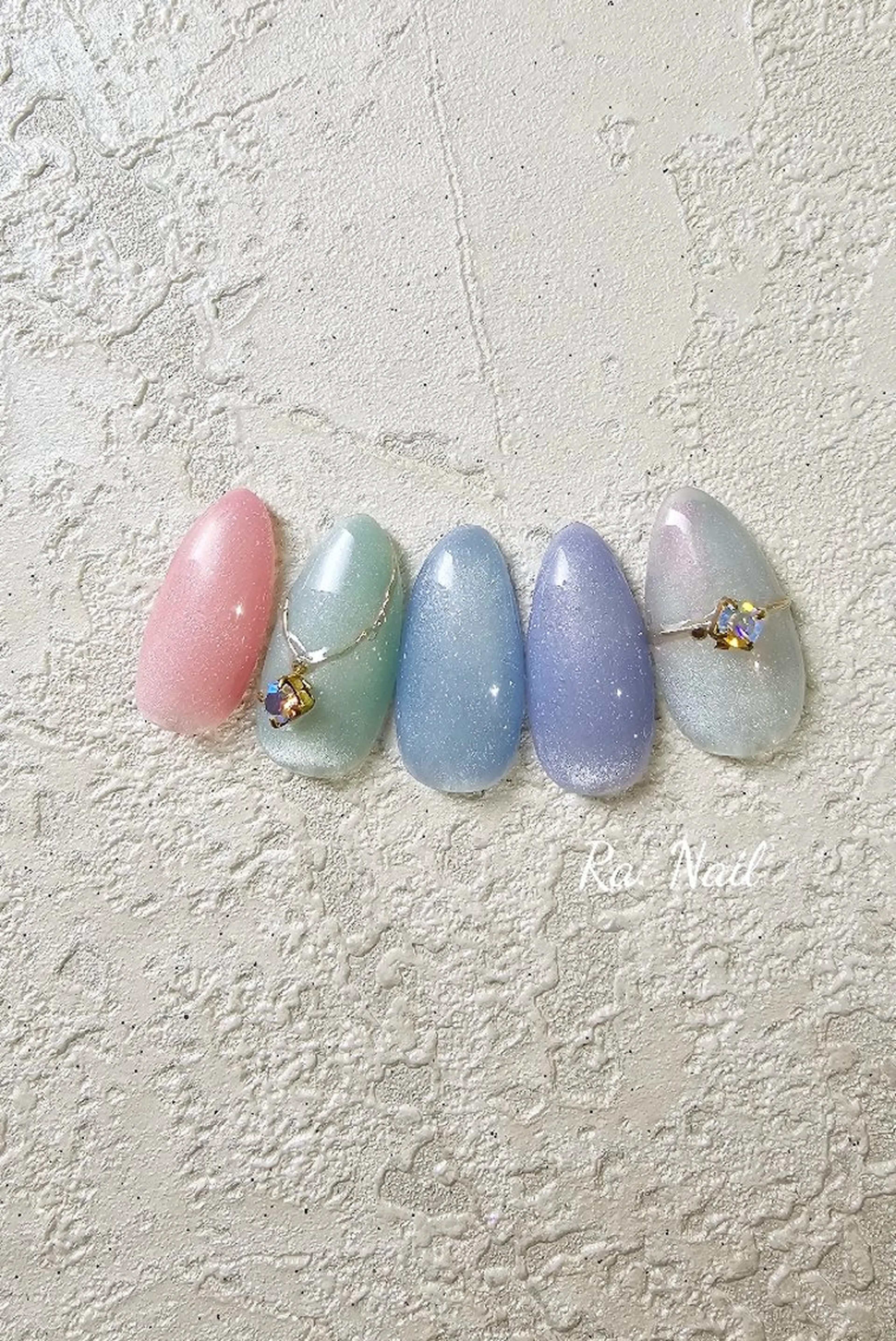 ネイル ジェルネイル マグネットネイル Ra: Nail   라: 네일のネイルデザイン