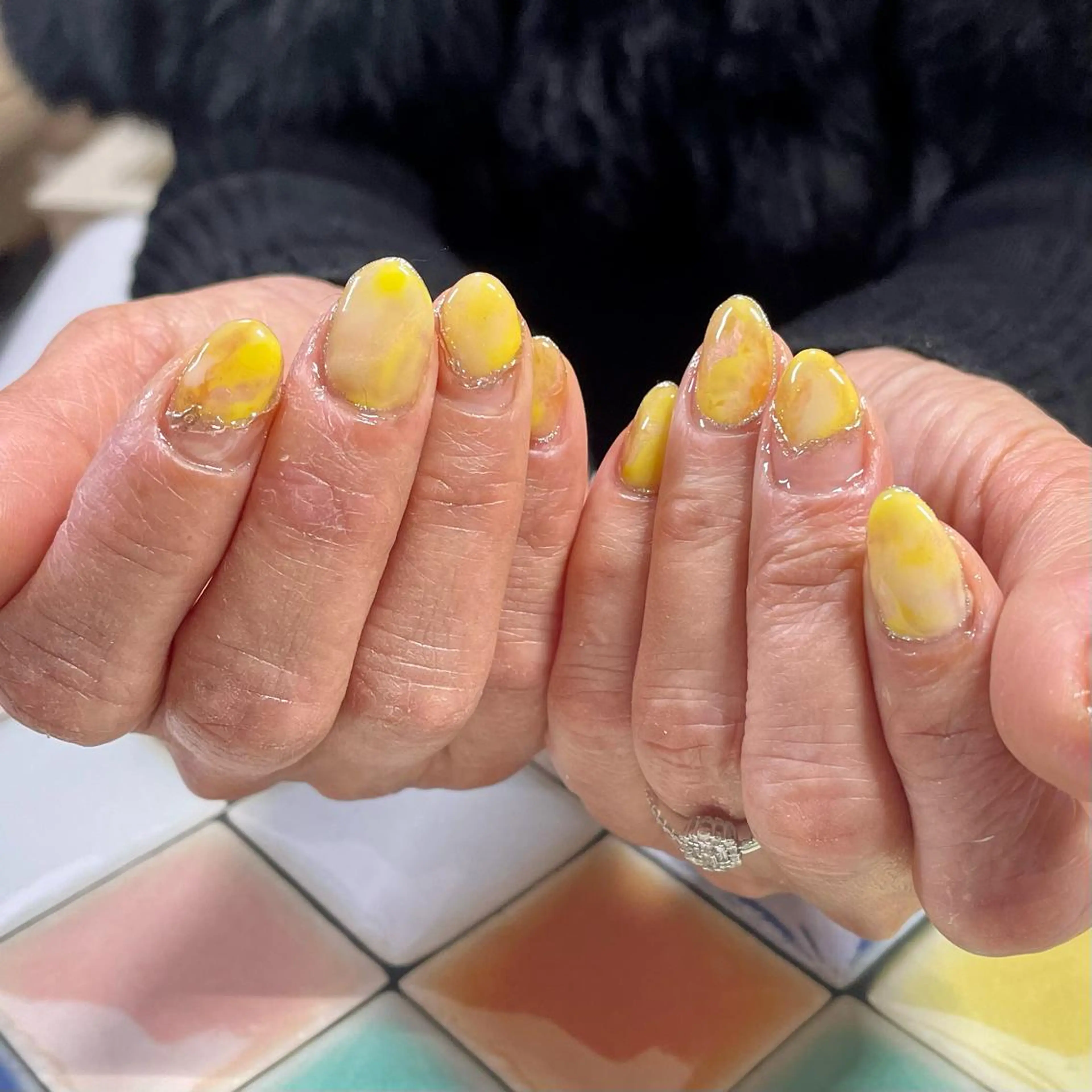 ネイル ニュアンスネイル 奥園 良恵のネイルデザイン