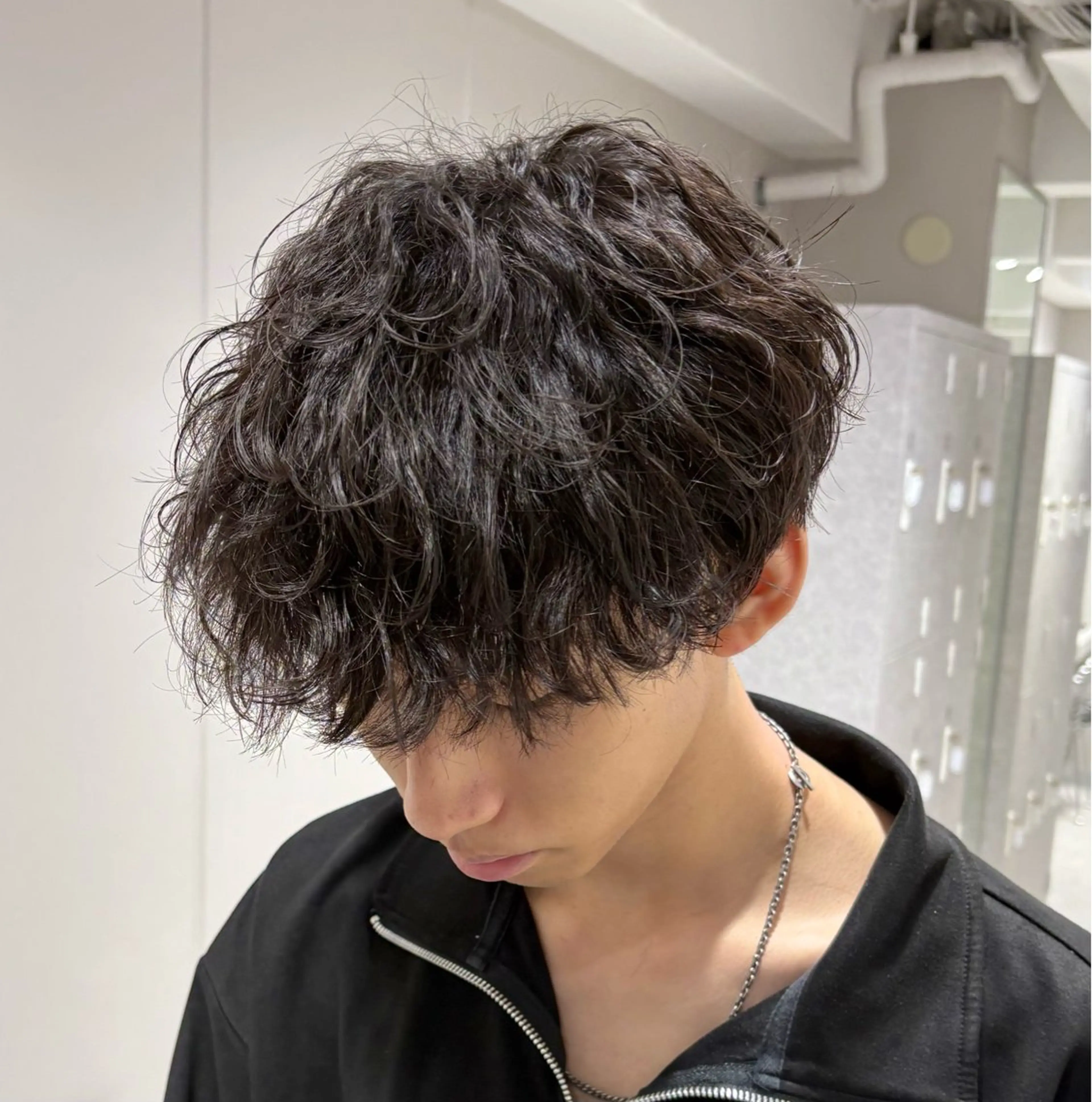 ショート パーマ メンズ カット パーマ 【メンズ特化】 池田大成✂︎のヘアスタイル