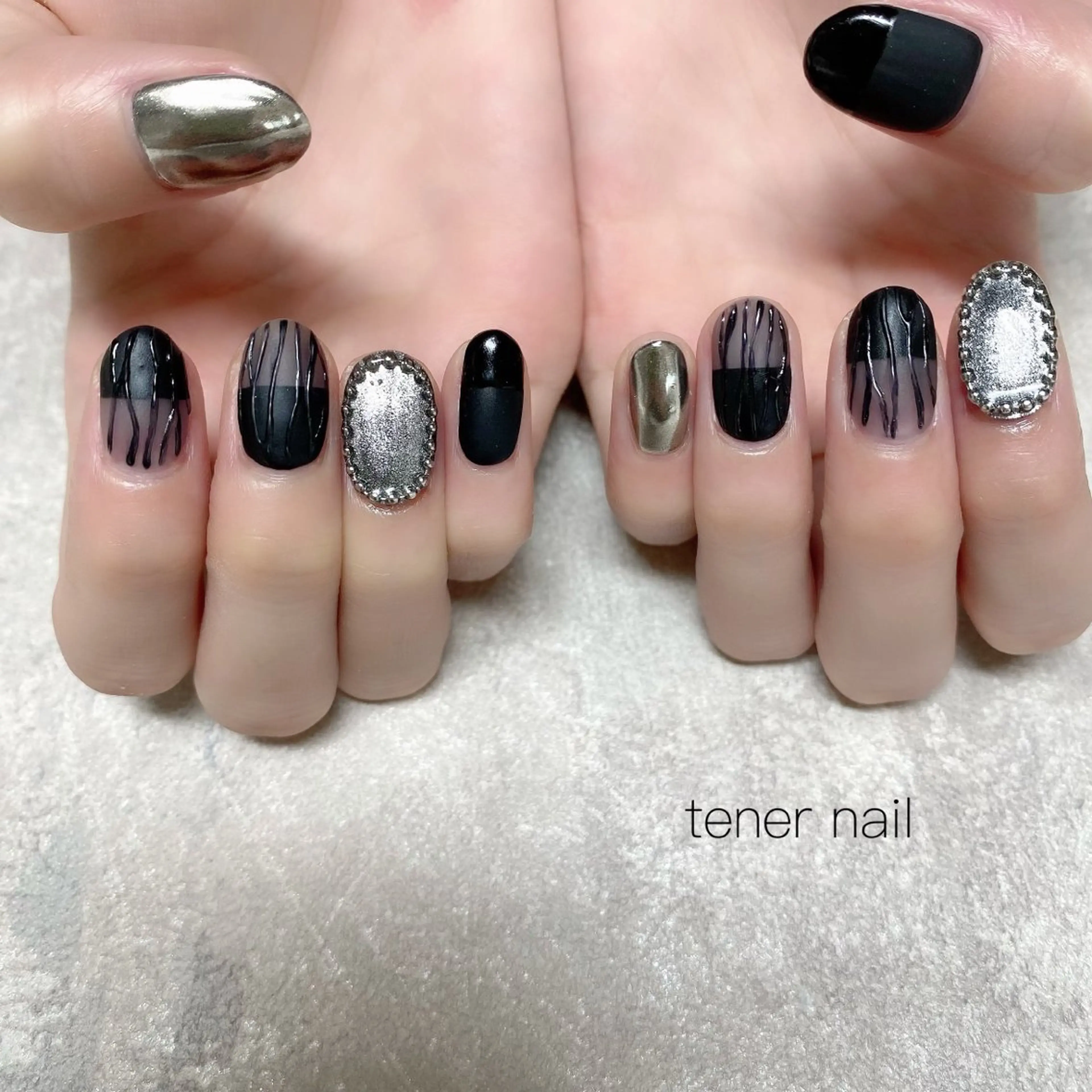 ネイル ニュアンスネイル ハンドネイル テネルネイル tener nailのネイルデザイン
