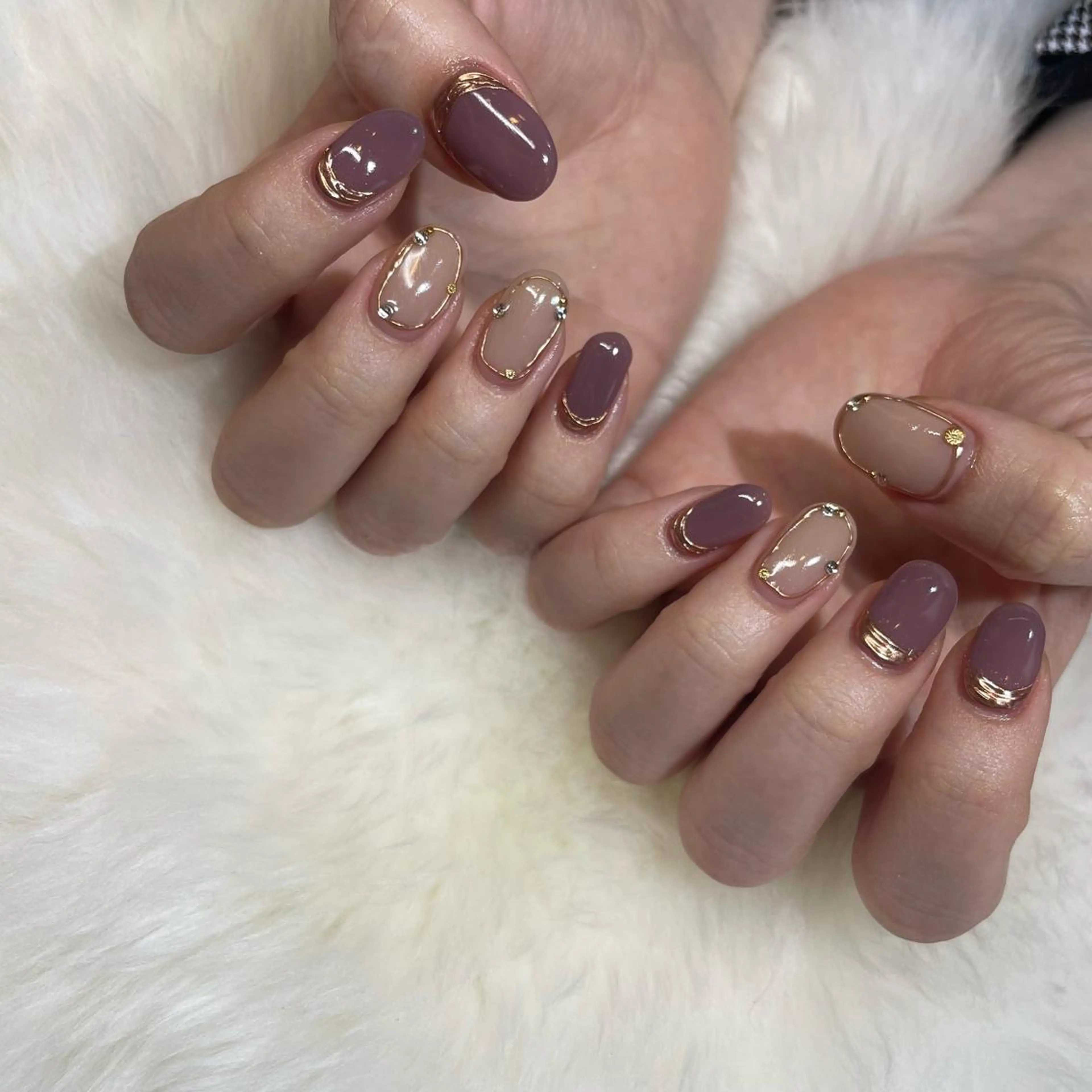 ネイル ハンドネイル 水戸 彩夏のネイルデザイン