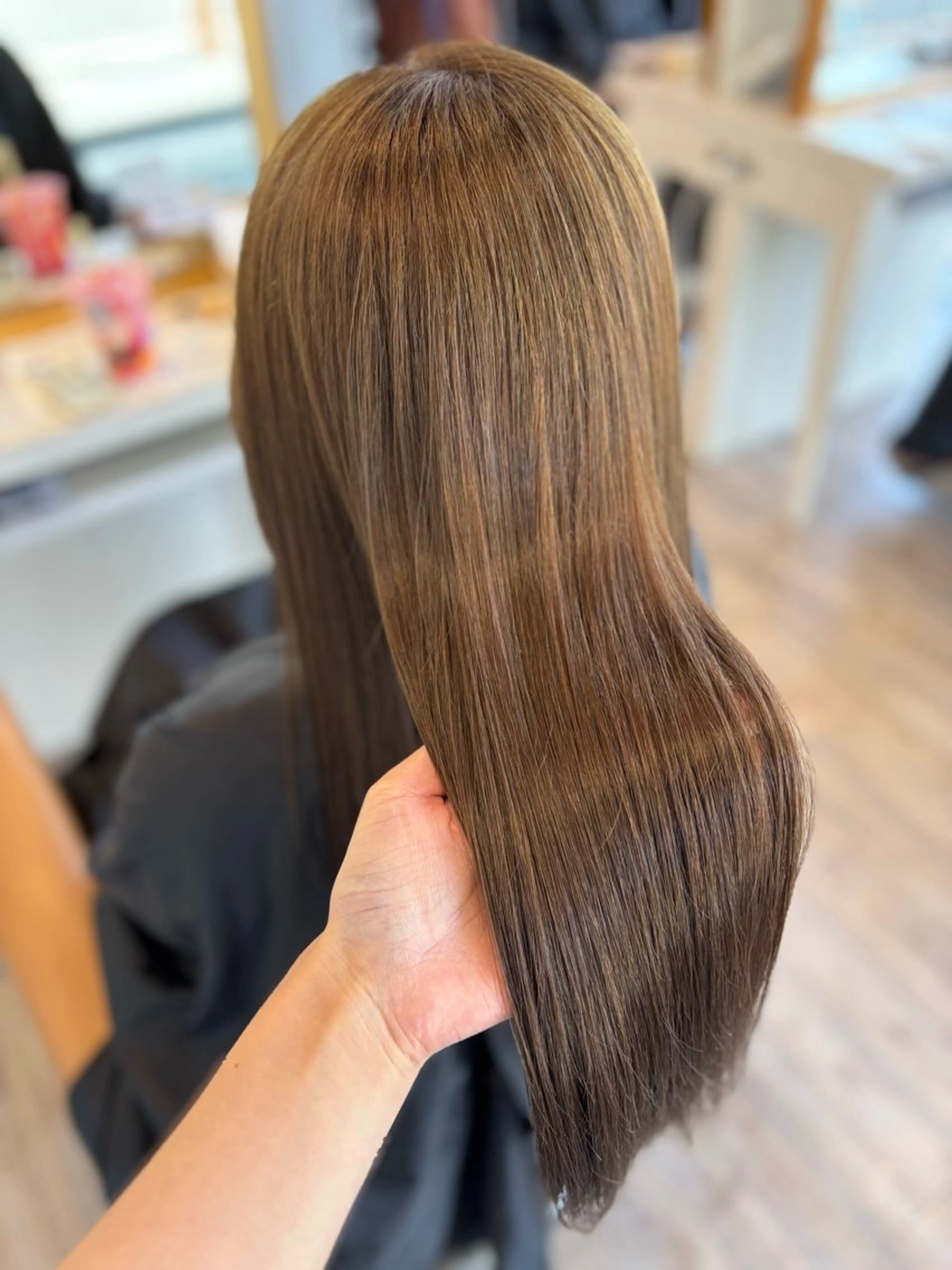 ロング カラー ヘアカラー トリートメント yui🥀/ボブ /ブリーチなしカラーのヘアスタイル