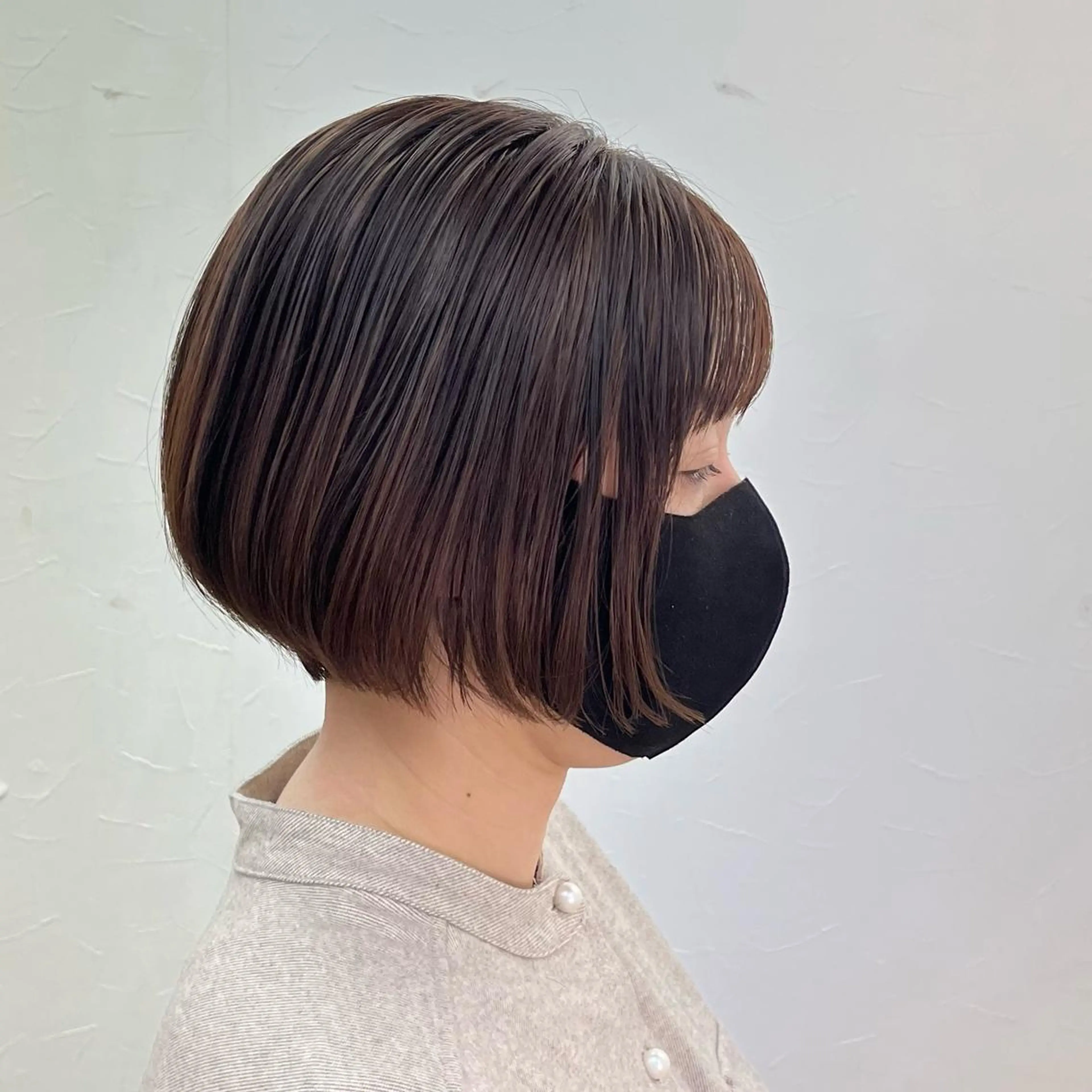 ショート 丸みショート ショートヘア 冨田 豊のヘアスタイル